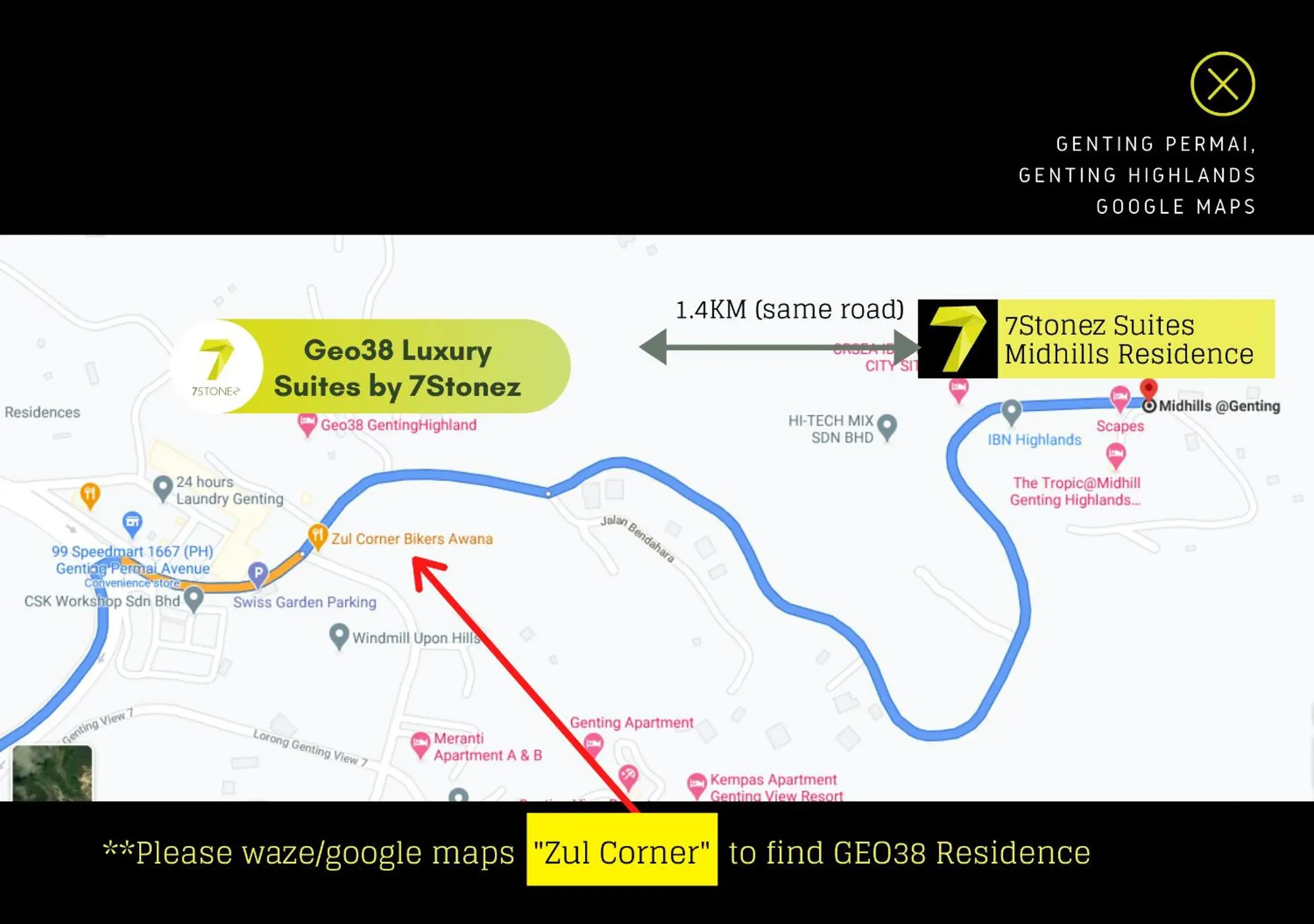 Bird's eye view in 7Stonez Residences Midhills Genting Highlands Bird's eye view in 7Stonez Residences Midhills Genting Highlands