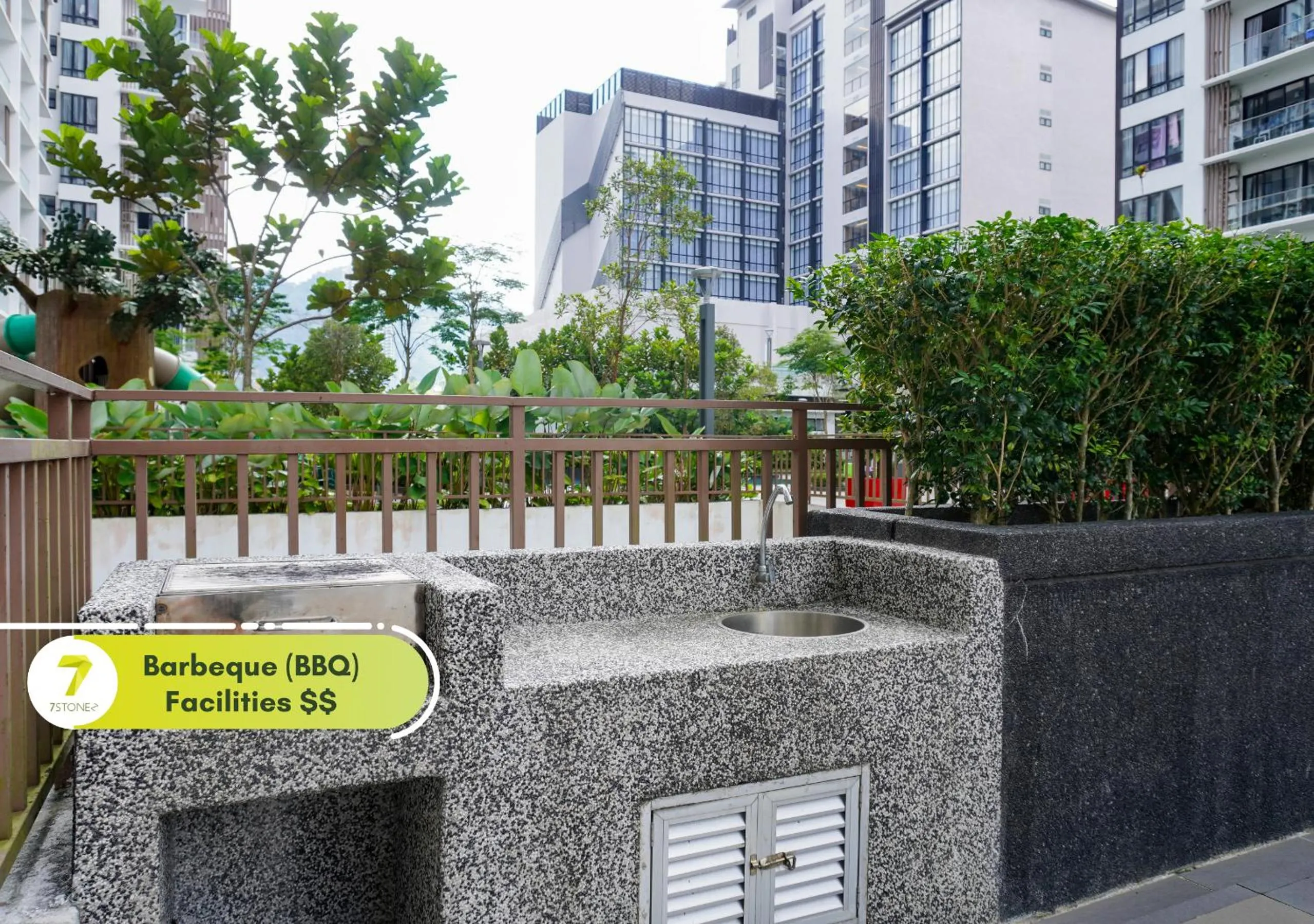 BBQ facilities in 7Stonez Residences Midhills Genting Highlands