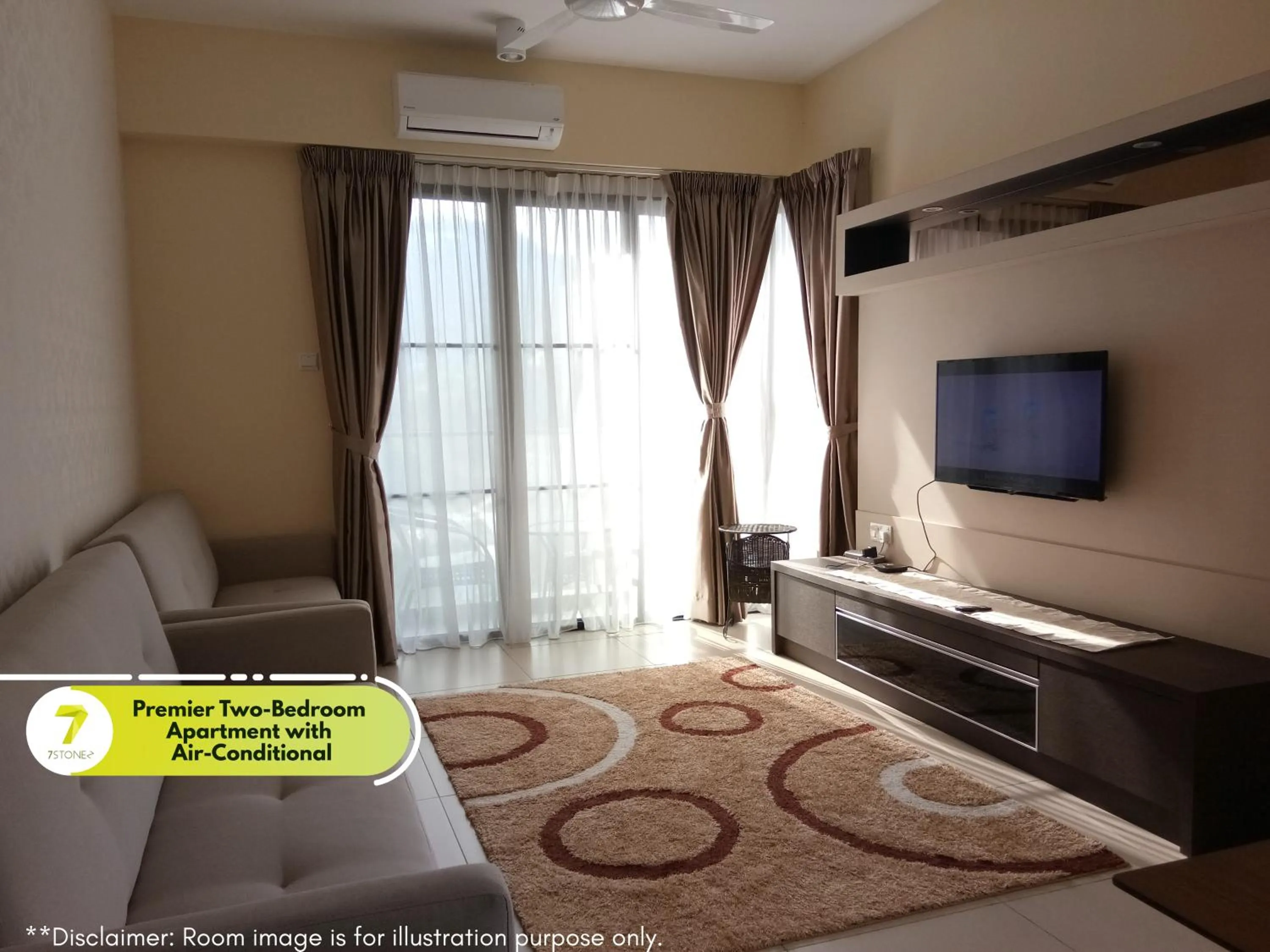 TV and multimedia, Bed in 7Stonez Residences Midhills Genting Highlands