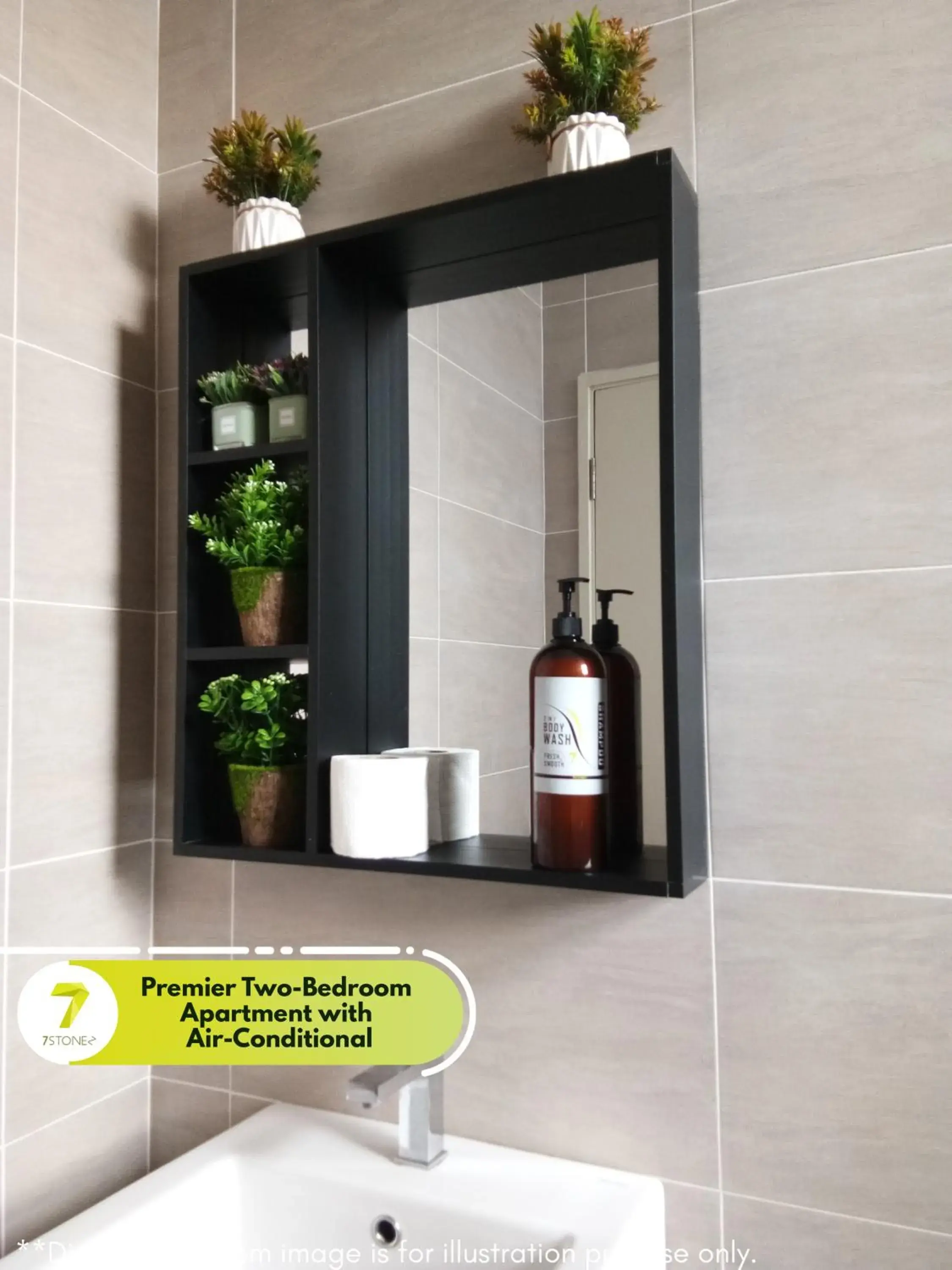 Bathroom in 7Stonez Residences Midhills Genting Highlands Bathroom in 7Stonez Residences Midhills Genting Highlands