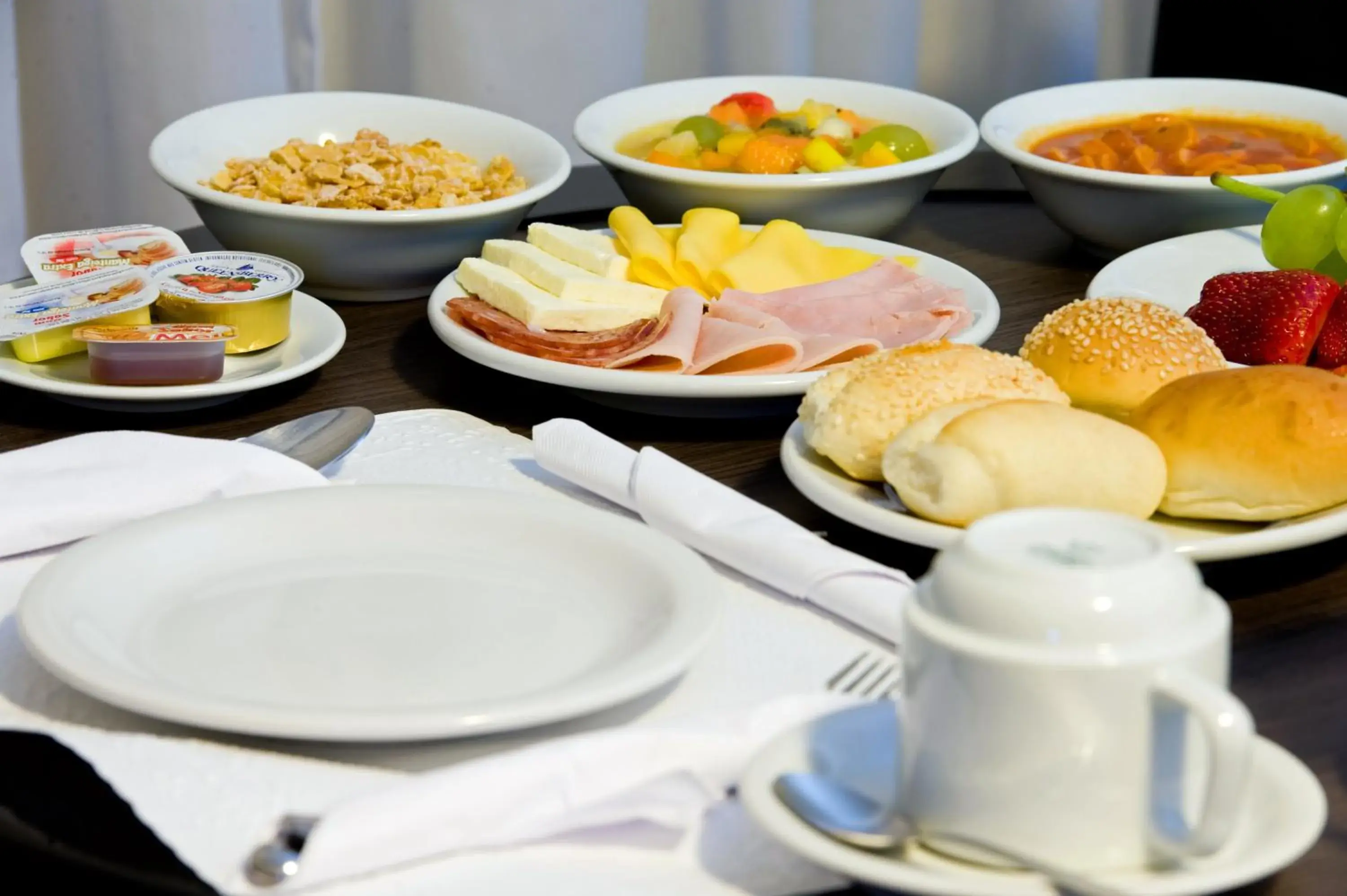 Food close-up in Slaviero Curitiba Centro Food close-up in Slaviero Curitiba Centro