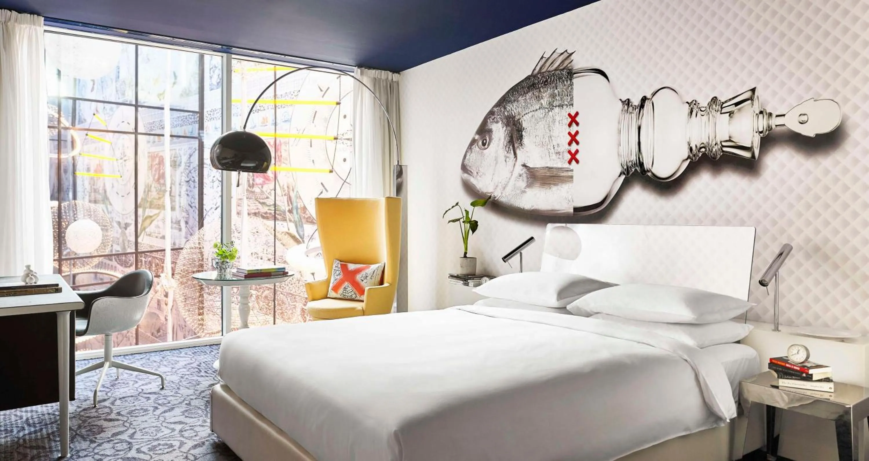Bedroom, Bed in Andaz Amsterdam, Prinsengracht, By Hyatt