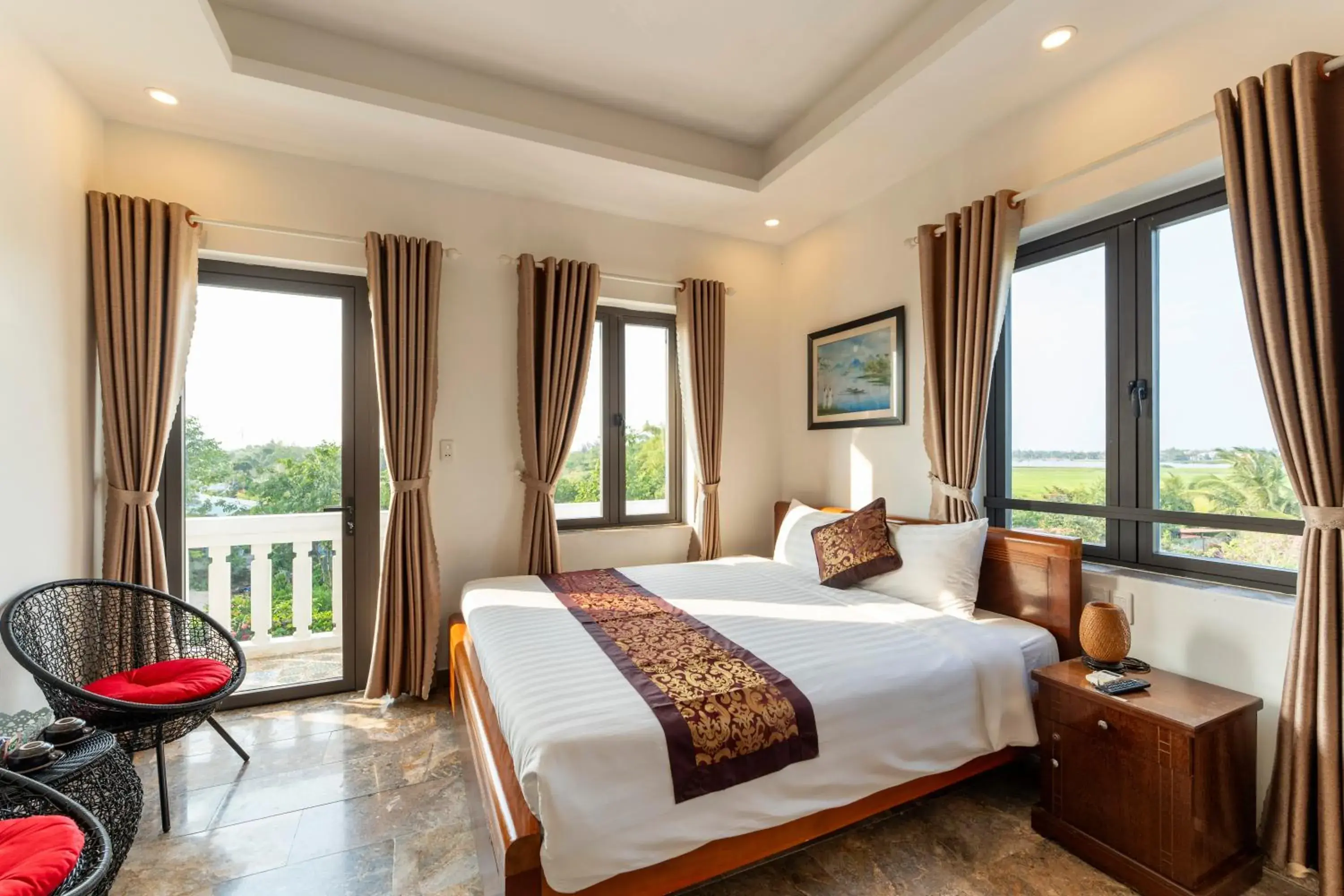 Bed in Rice River Villa - Hoi An Bed in Rice River Villa - Hoi An