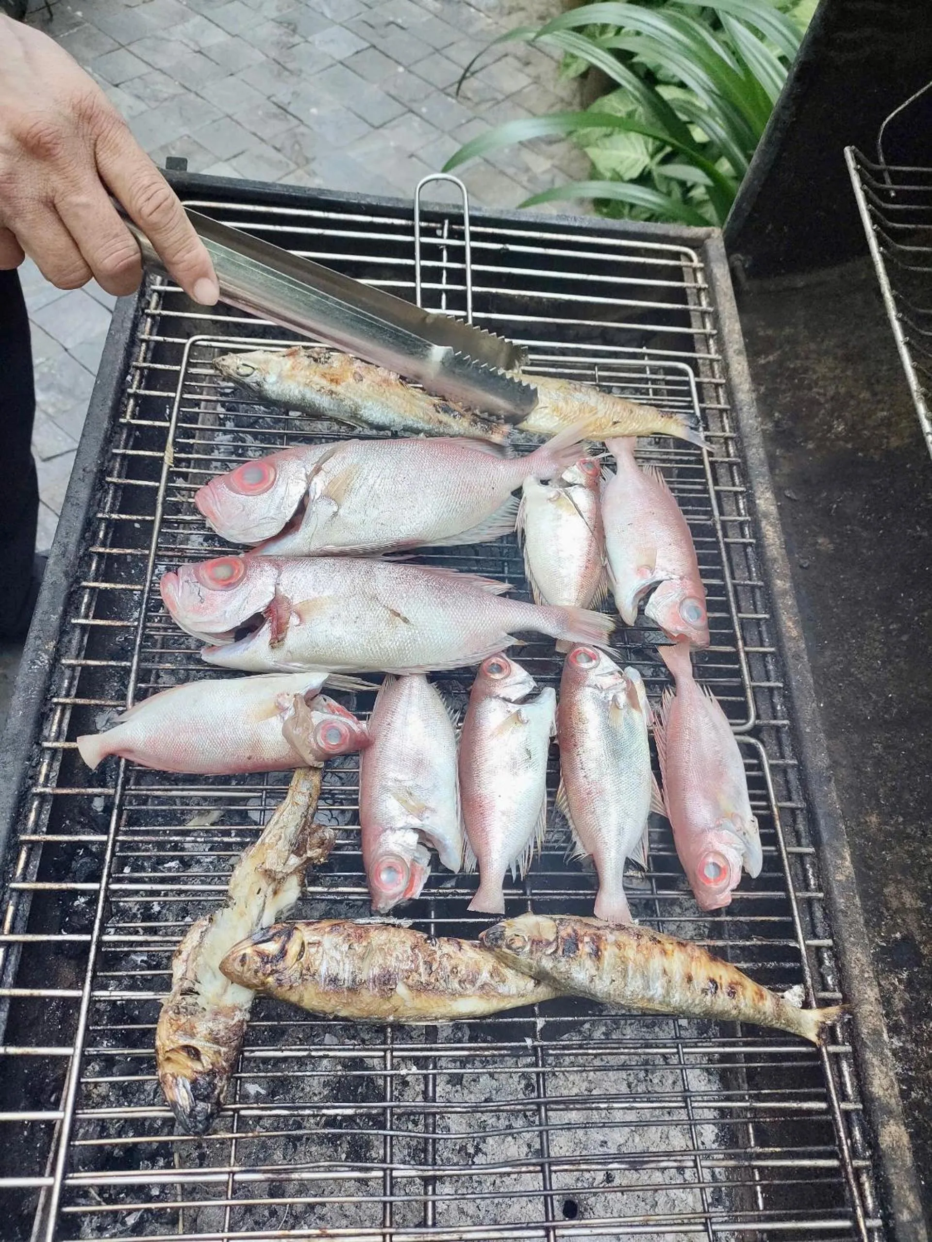 BBQ facilities in Rice River Villa - Hoi An