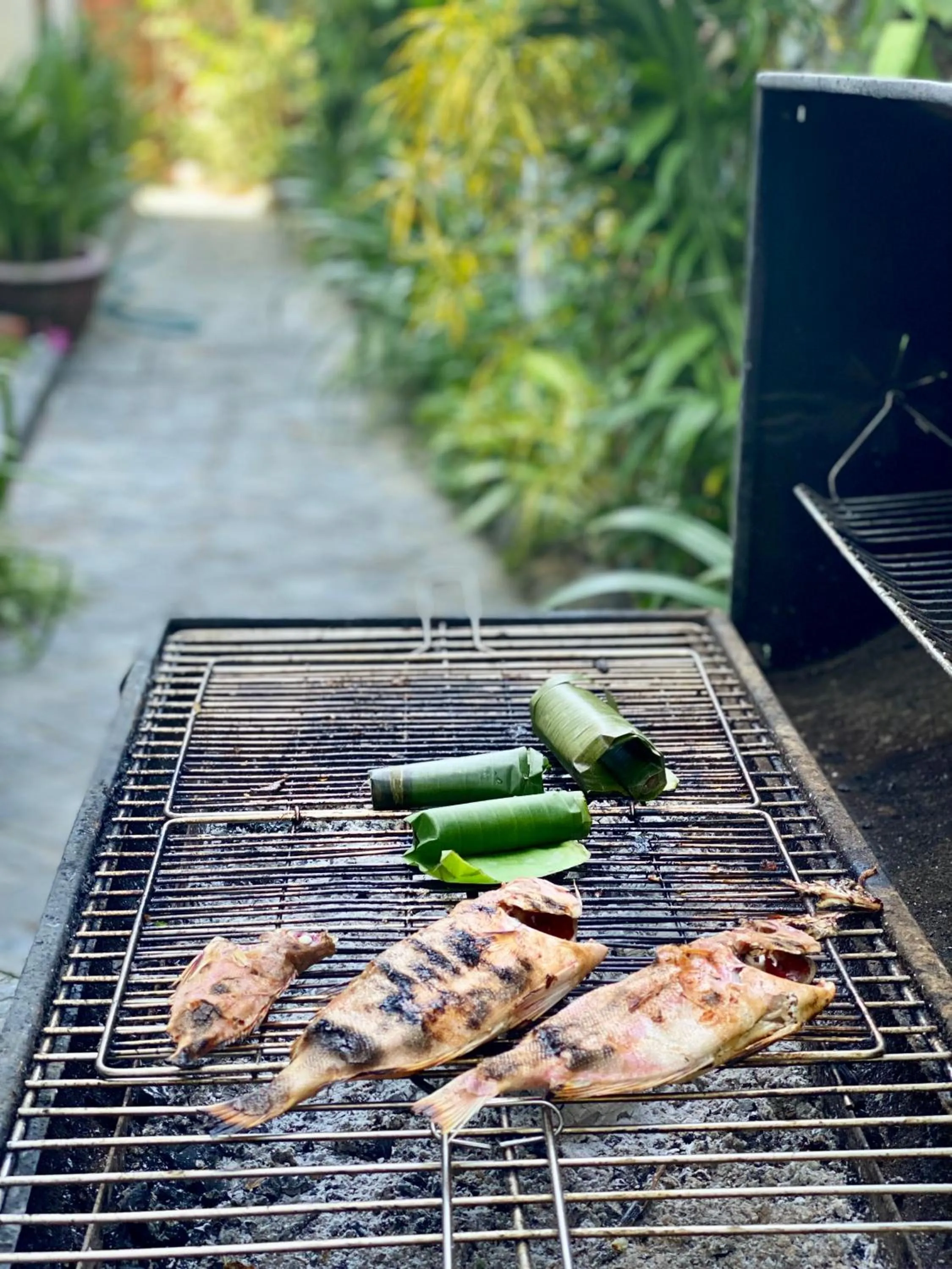 BBQ facilities in Rice River Villa - Hoi An