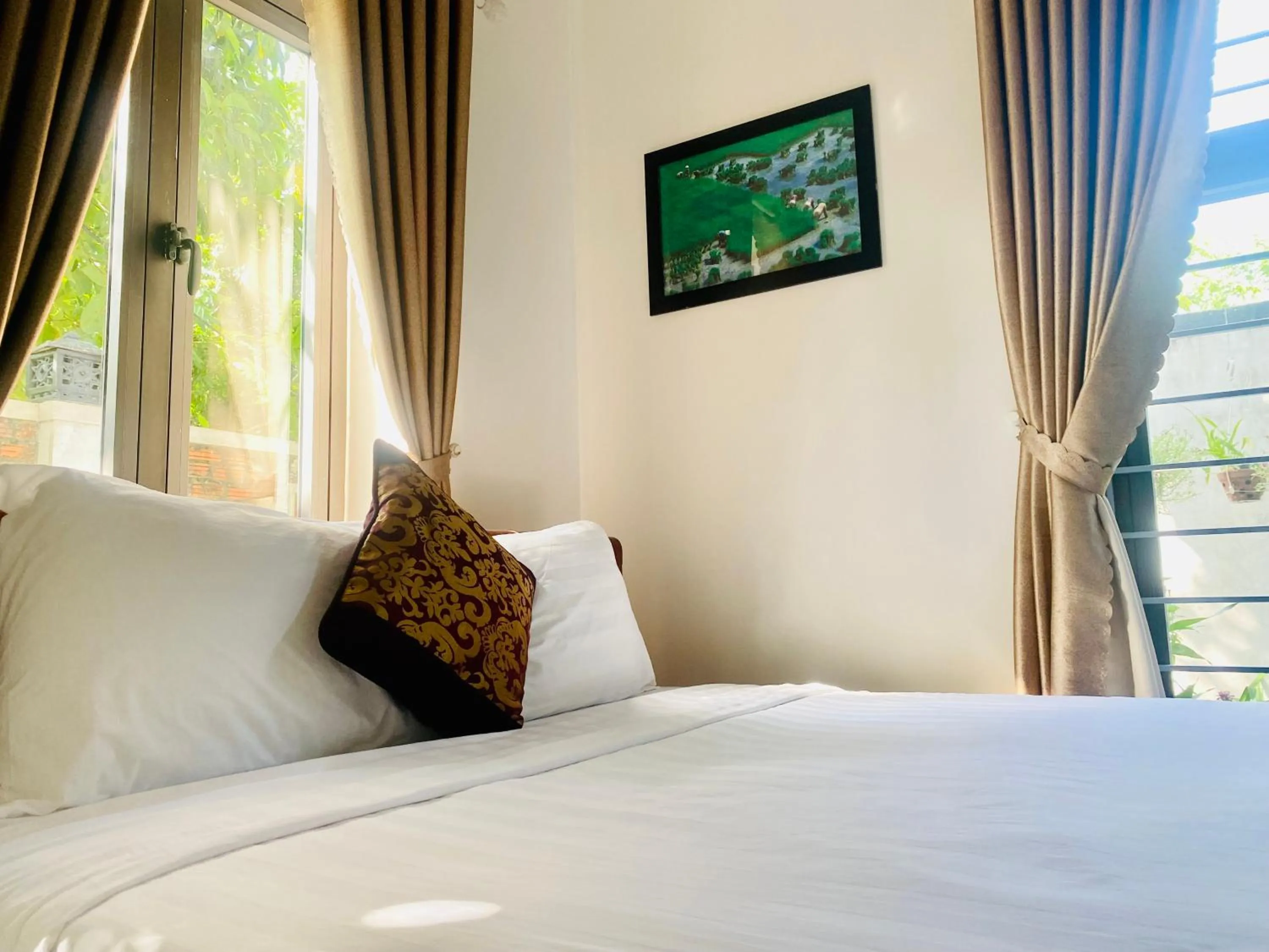 Bed in Rice River Villa - Hoi An