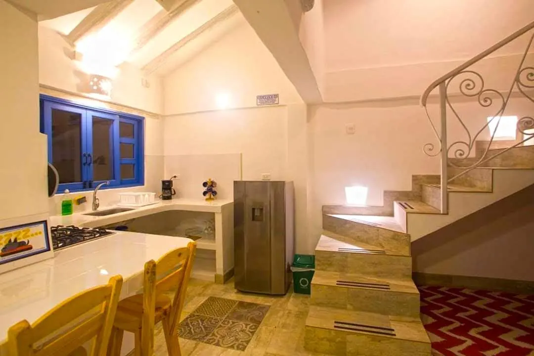 Kitchen or kitchenette in HOTEL & CABAÑAS CASHILUNA