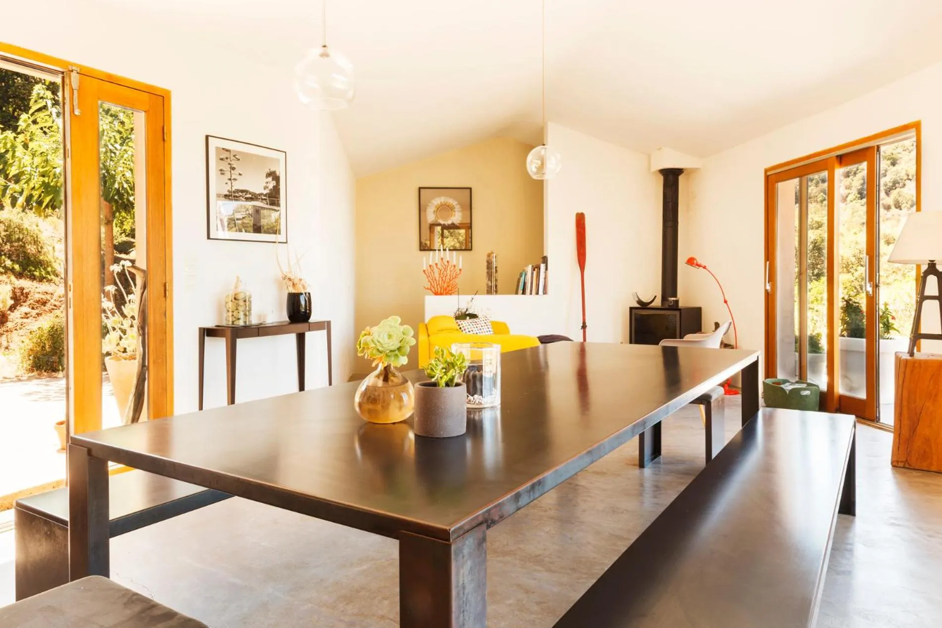 Living room in Le Ruone