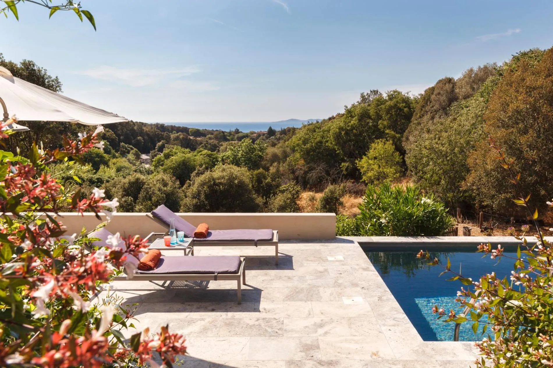 Swimming pool in Le Ruone