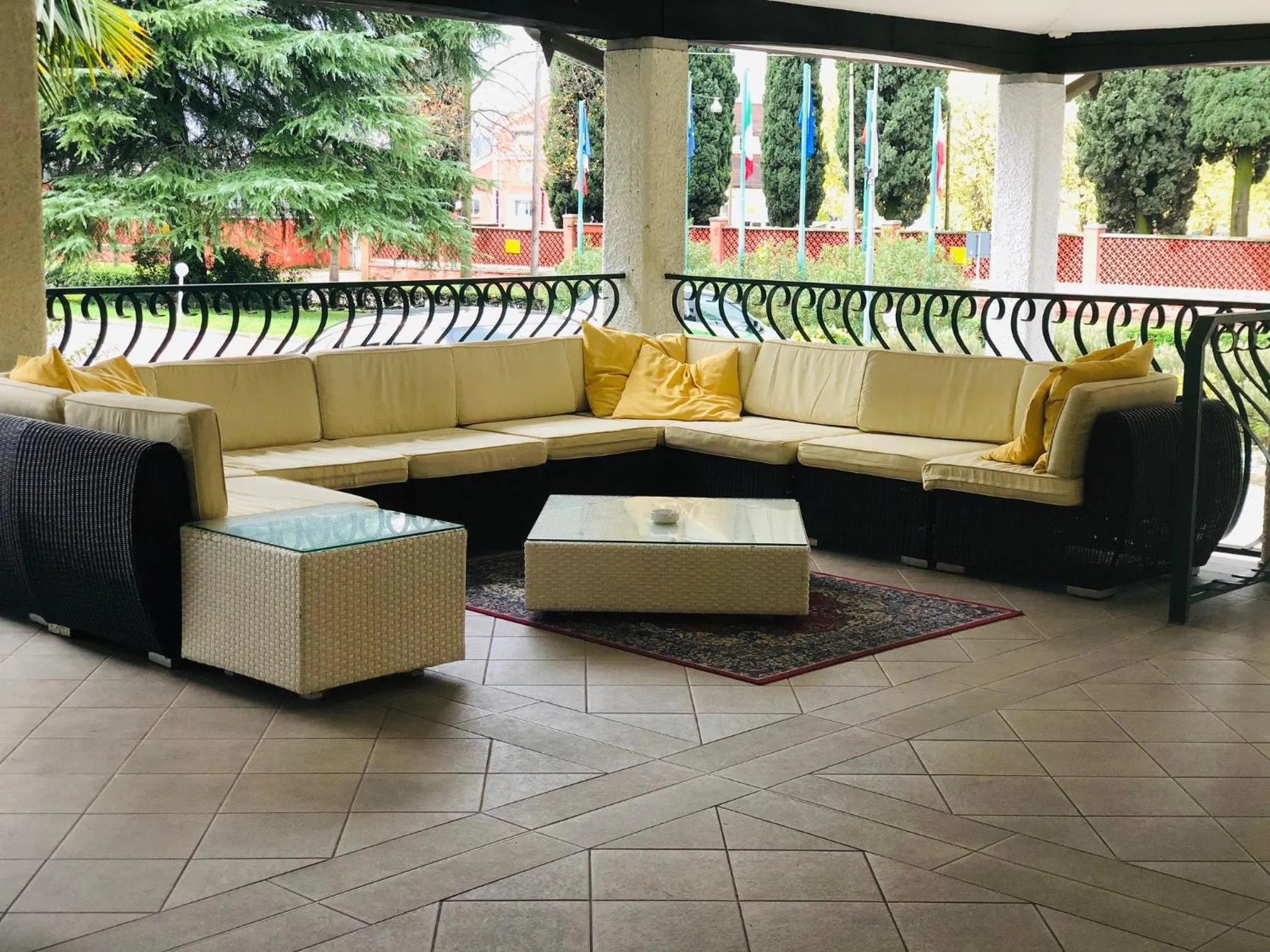 Balcony/Terrace in Hotel Internazionale Gorizia