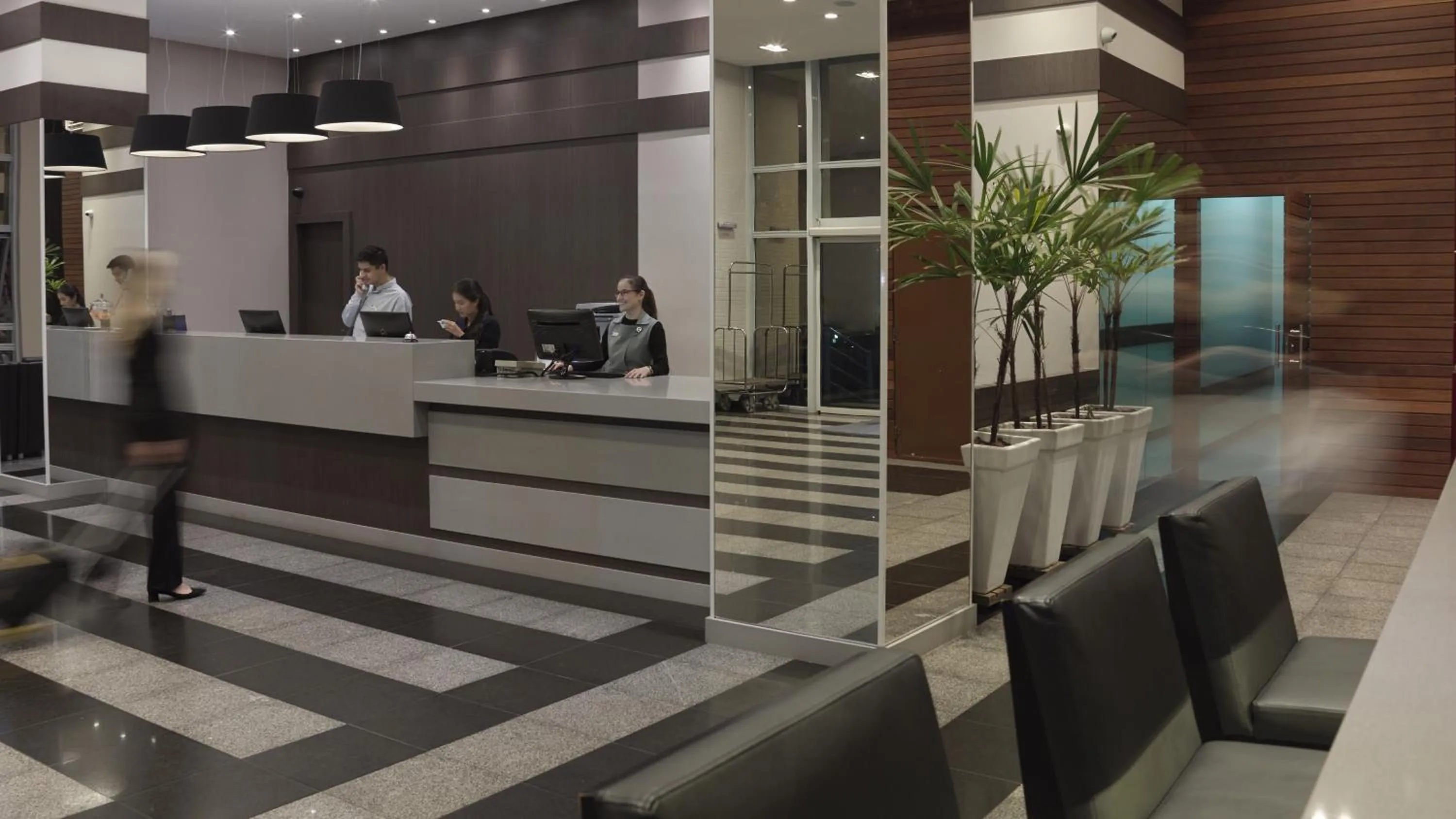 Lobby or reception in Bourbon Convention Hotel Ponta Grossa