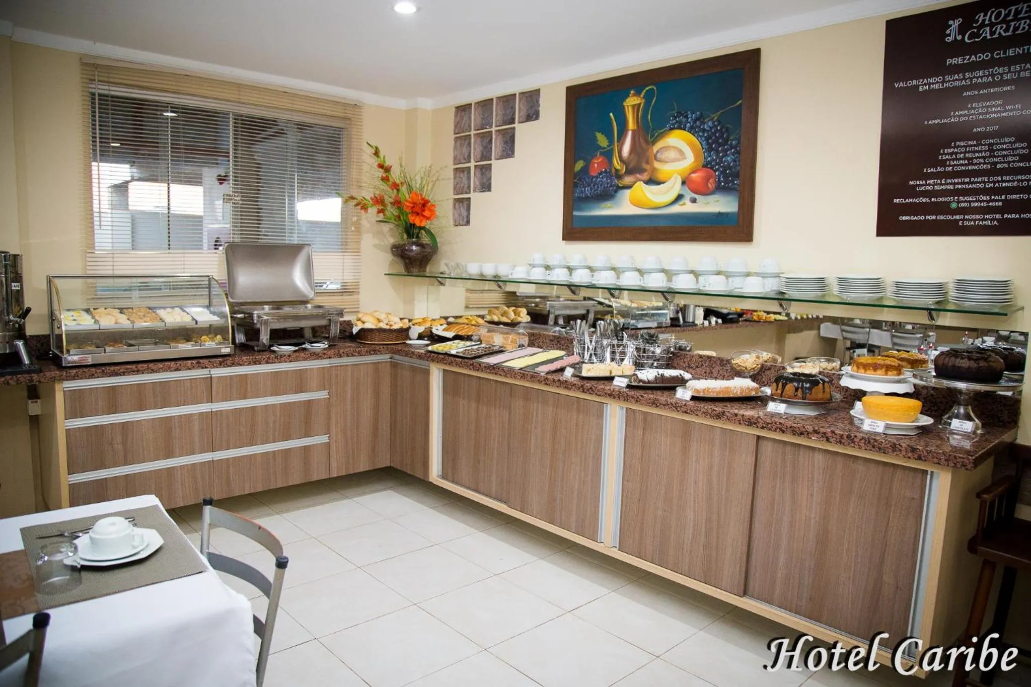 Breakfast in Hotel Caribe