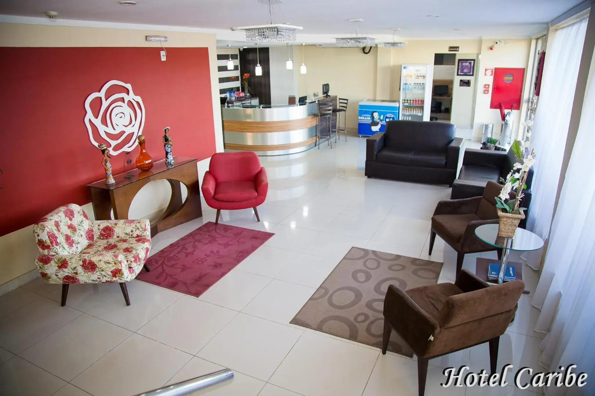 Lobby or reception in Hotel Caribe Lobby or reception in Hotel Caribe