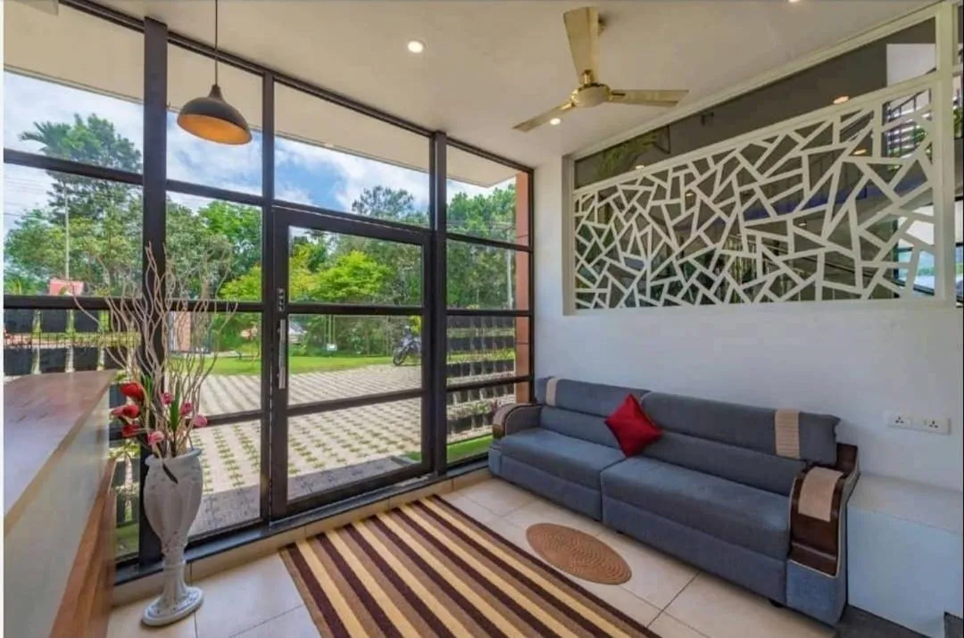 Seating area in Palmtree Leaf, Munnar