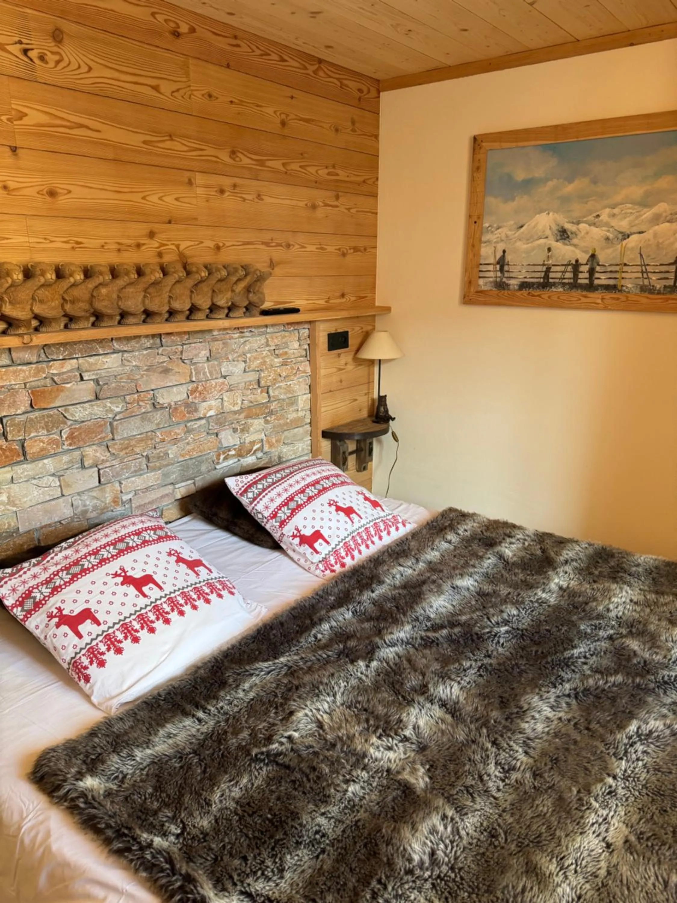 Bed in Hôtel Restaurant de la Chaussée