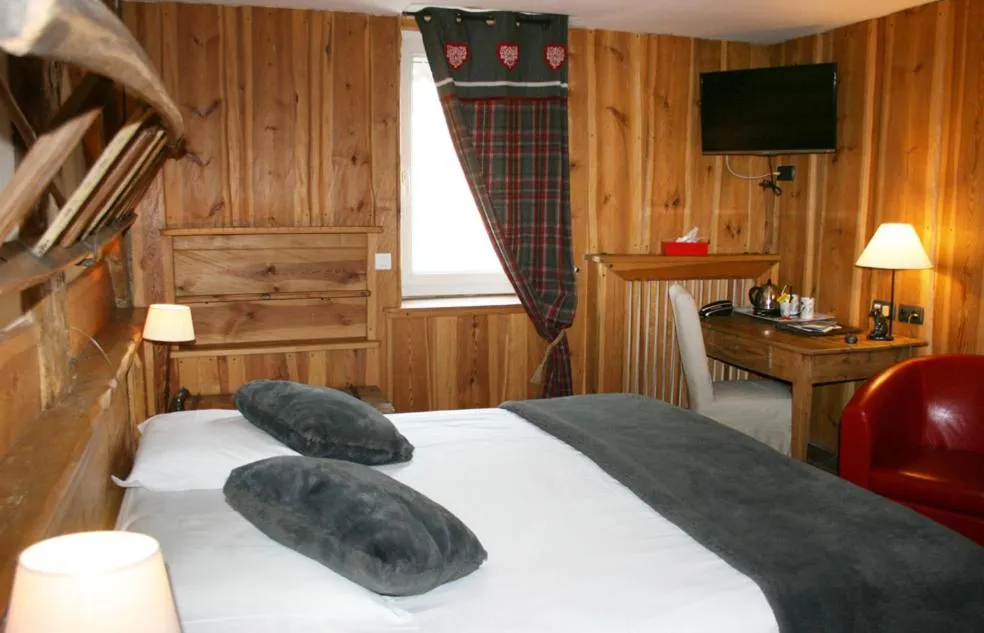 Bed in Hôtel Restaurant de la Chaussée