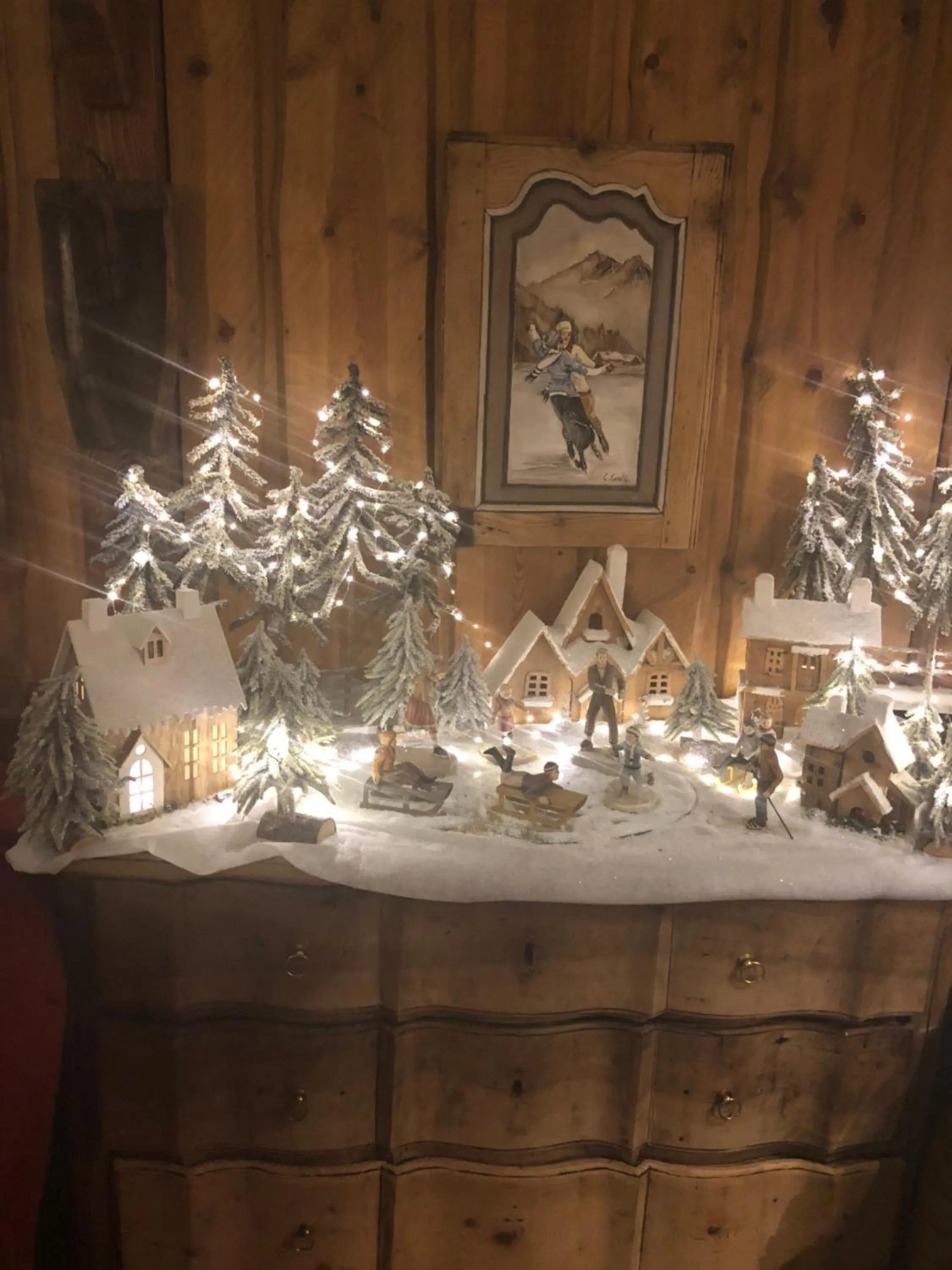 Decorative detail in Hôtel Restaurant de la Chaussée