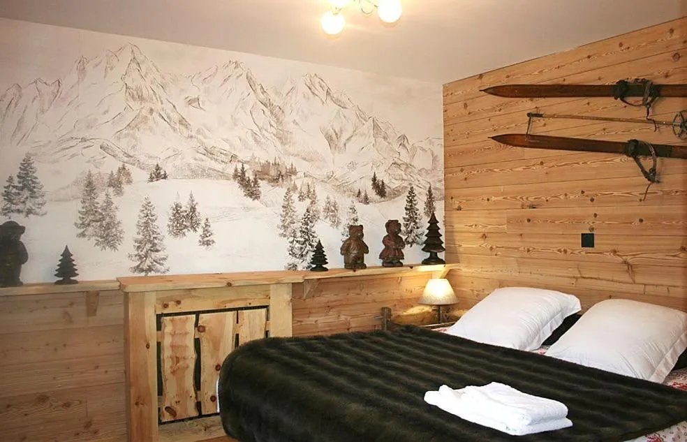 Bed in Hôtel Restaurant de la Chaussée