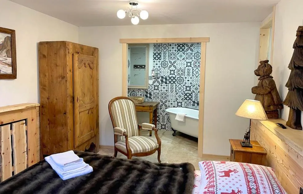 Bed in Hôtel Restaurant de la Chaussée