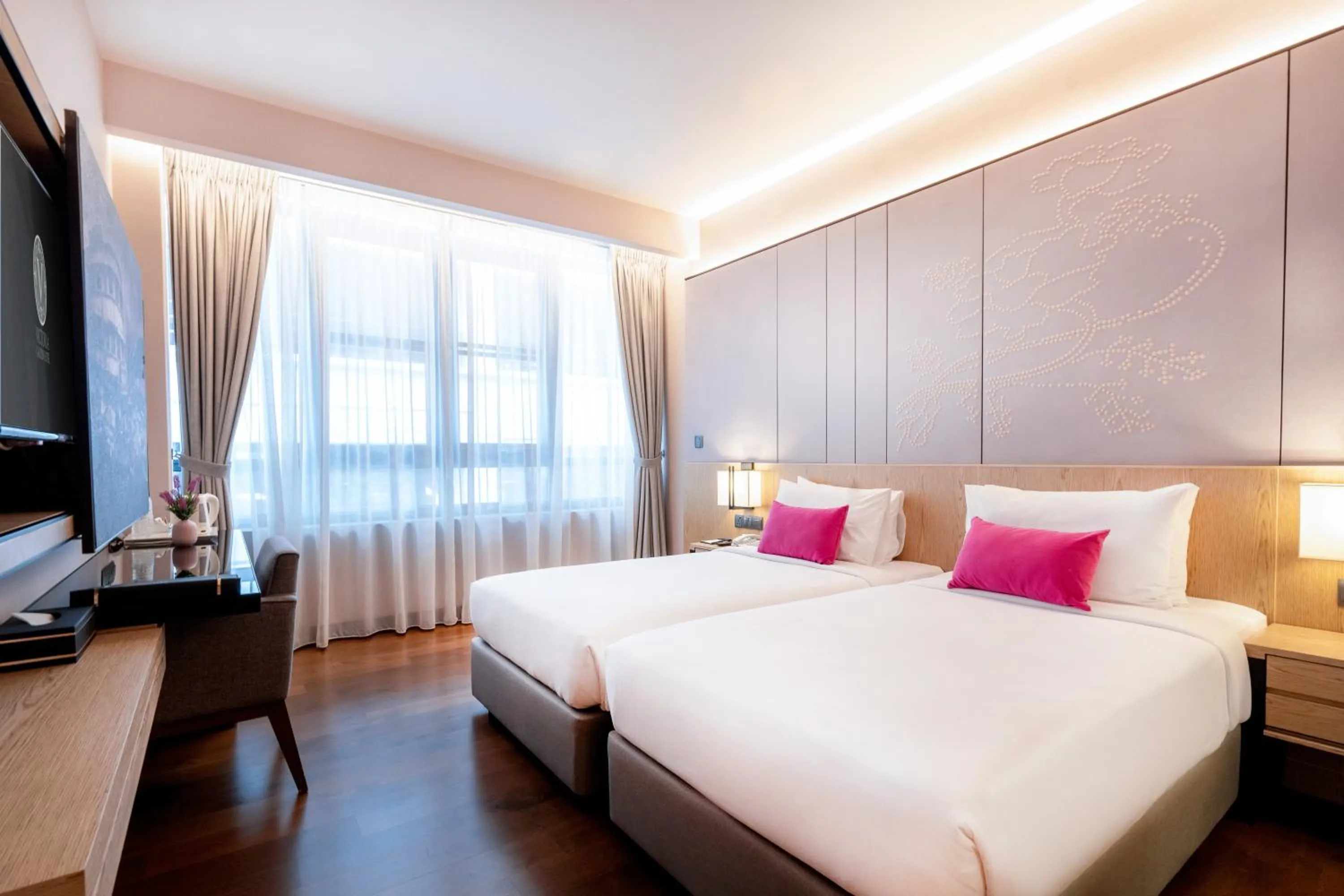 Bed in Victoria Garden Hotel