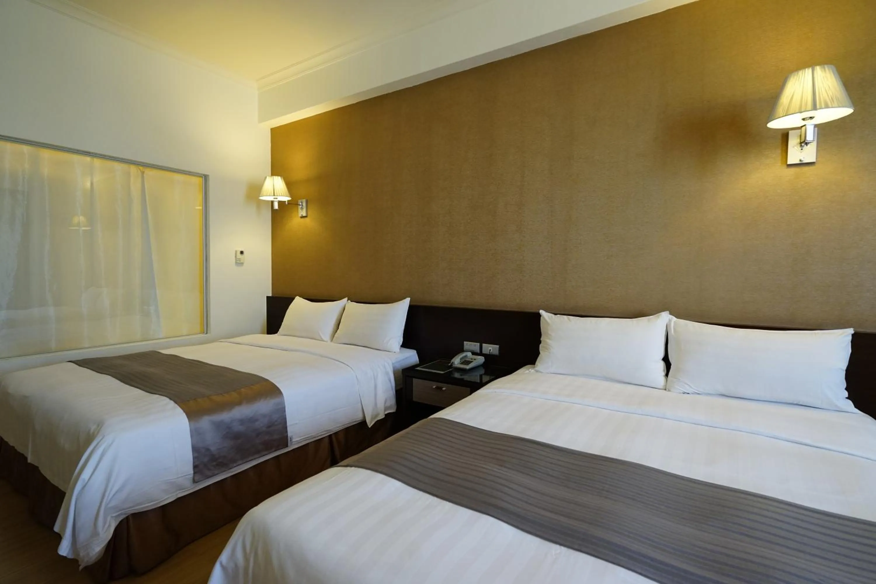 Bed in Hai Yue Hotel