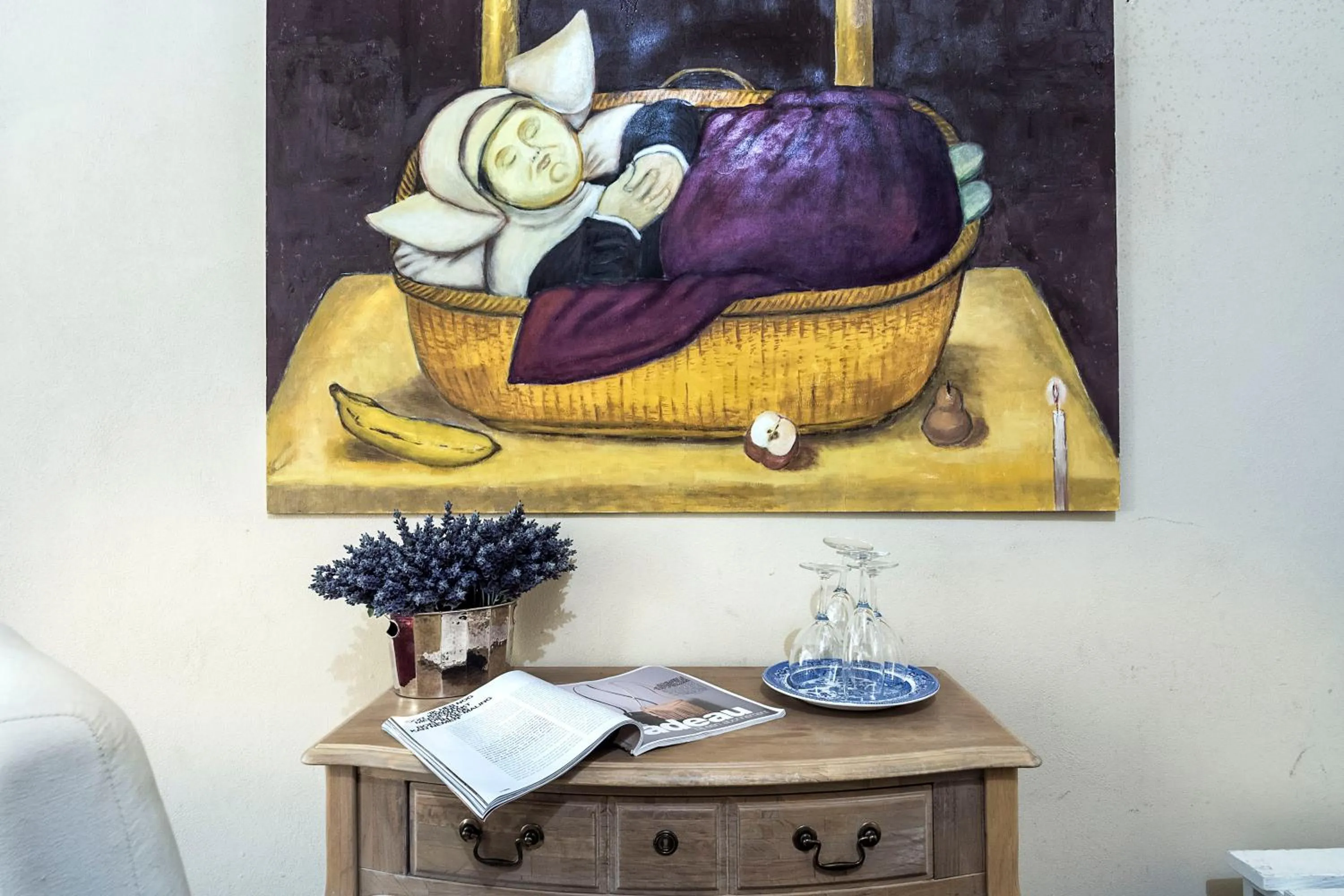 Decorative detail in Il Giardino di Ballarò Boutique B&B