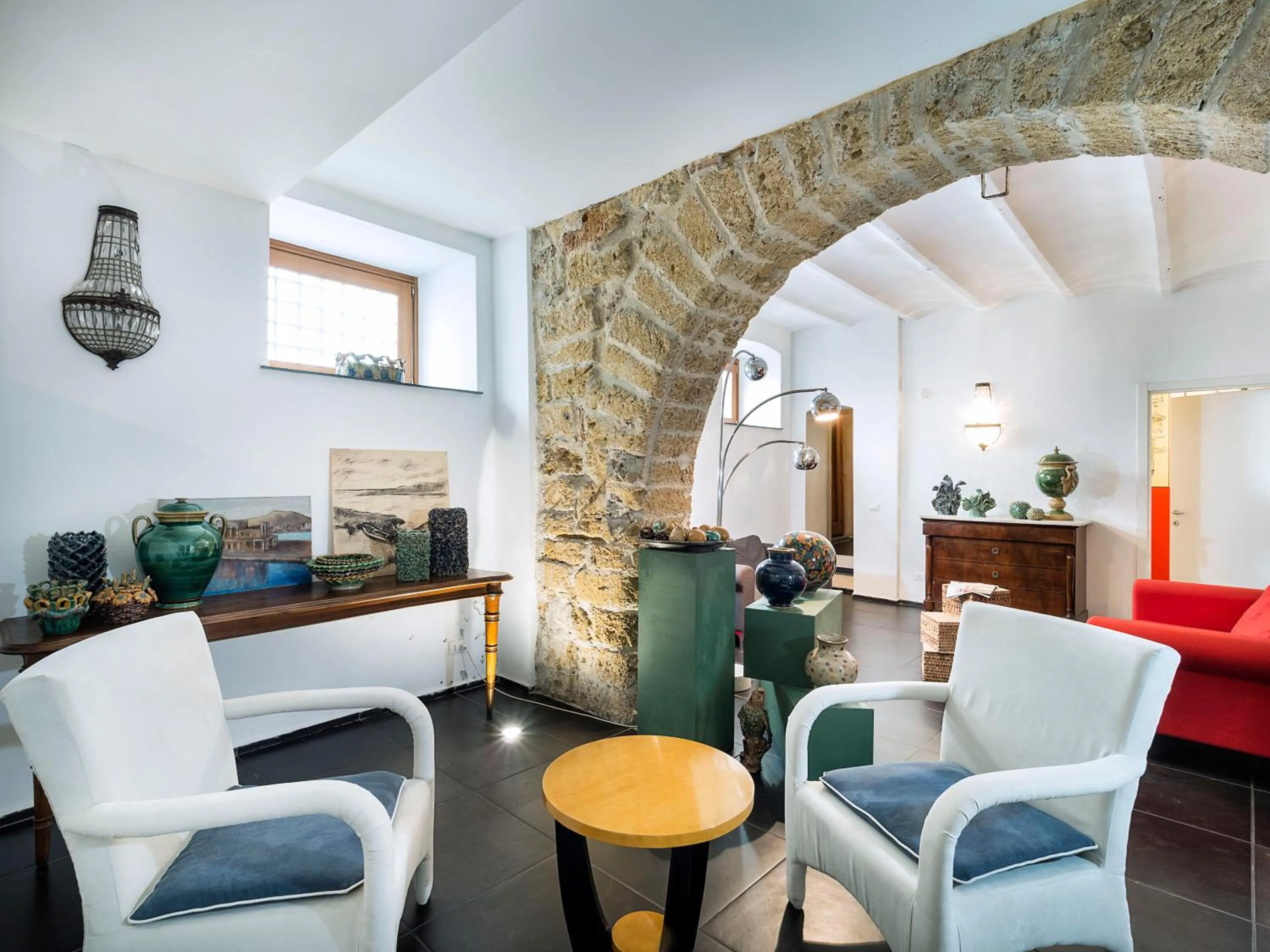 Lounge or bar in Il Giardino di Ballarò Boutique B&B