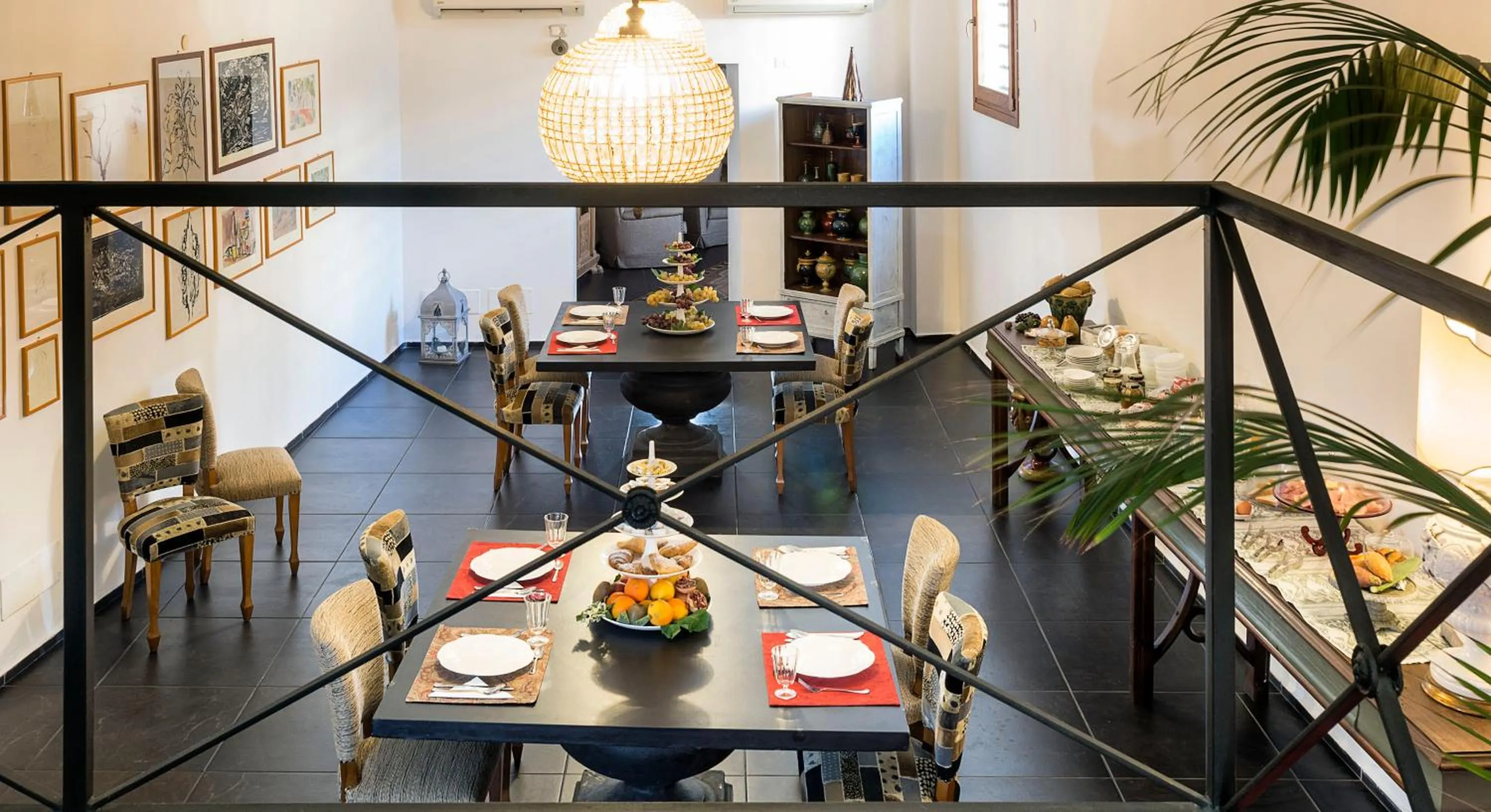 Continental breakfast in Il Giardino di Ballarò Boutique B&B