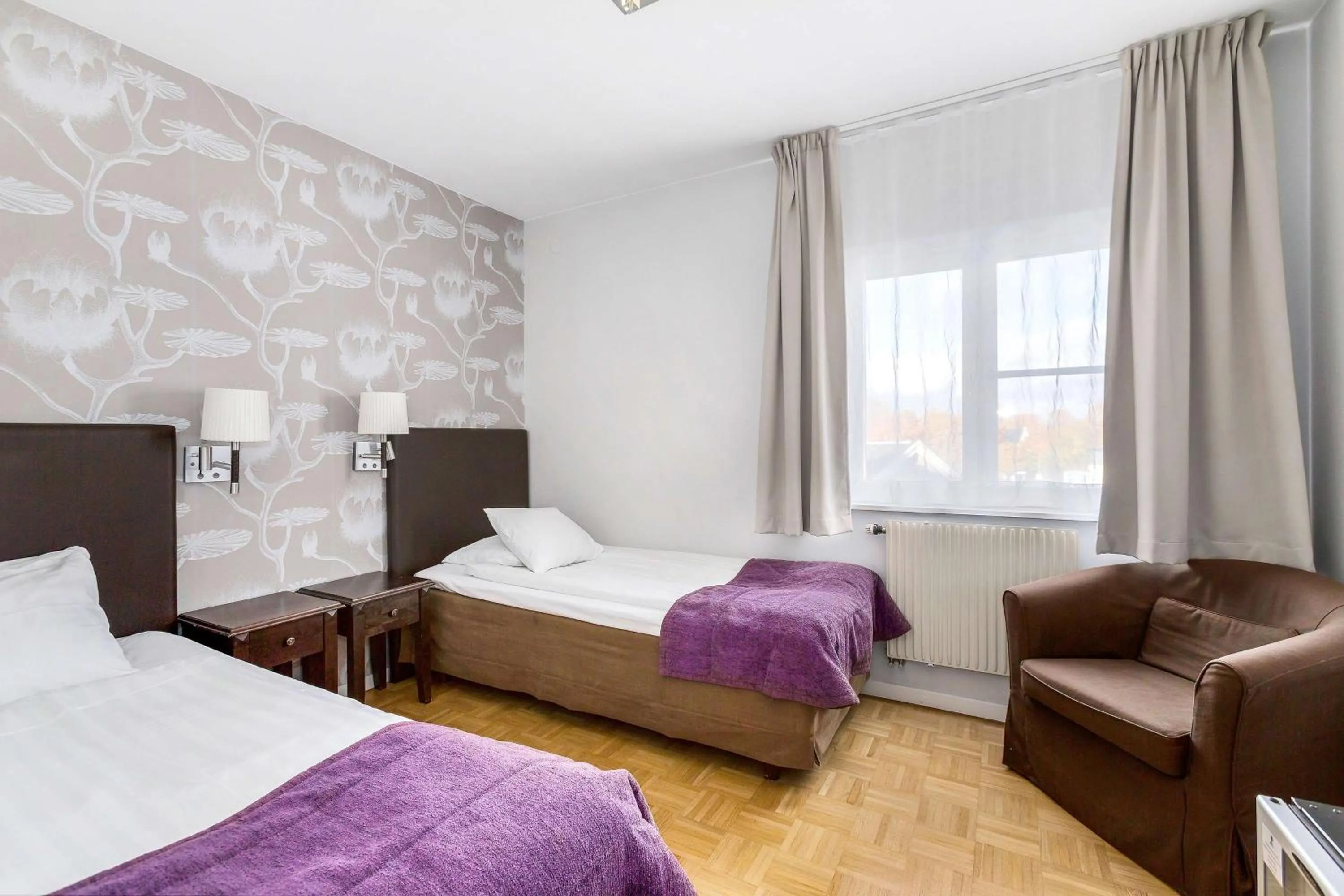 Bedroom, Bed in Vimmerby Stadshotell, WorldHotels Crafted