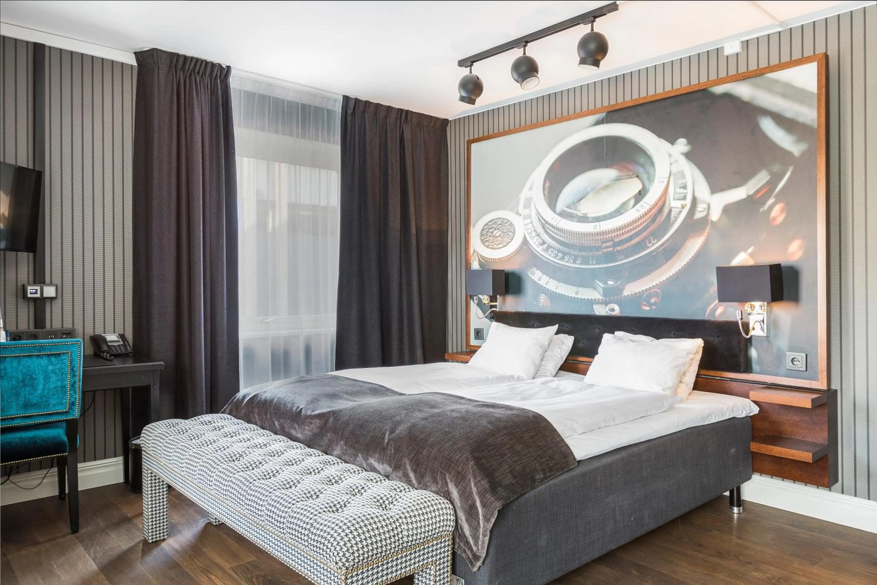 Bed in Vimmerby Stadshotell, WorldHotels Crafted