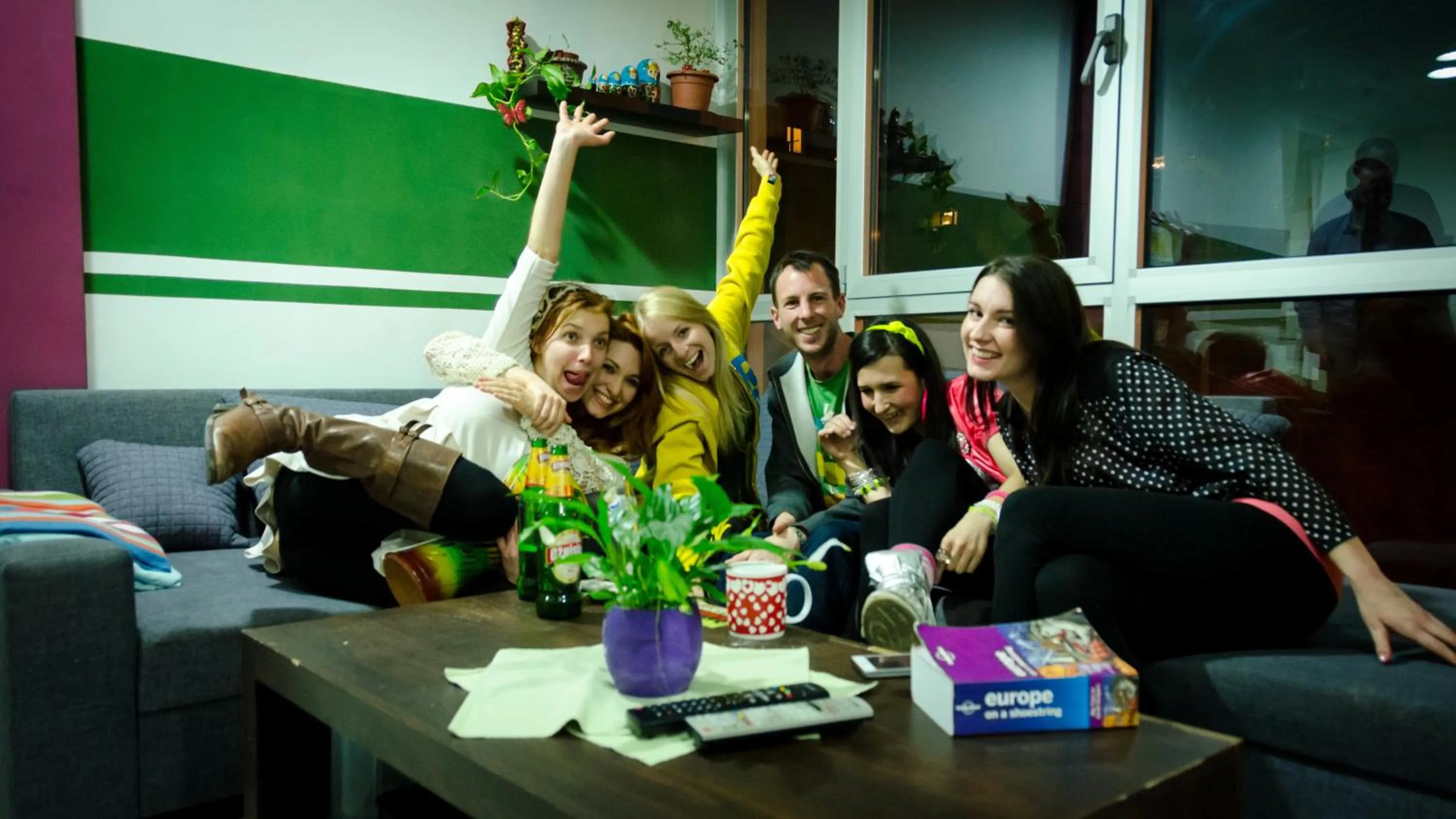 Staff in Funk Lounge Hostel