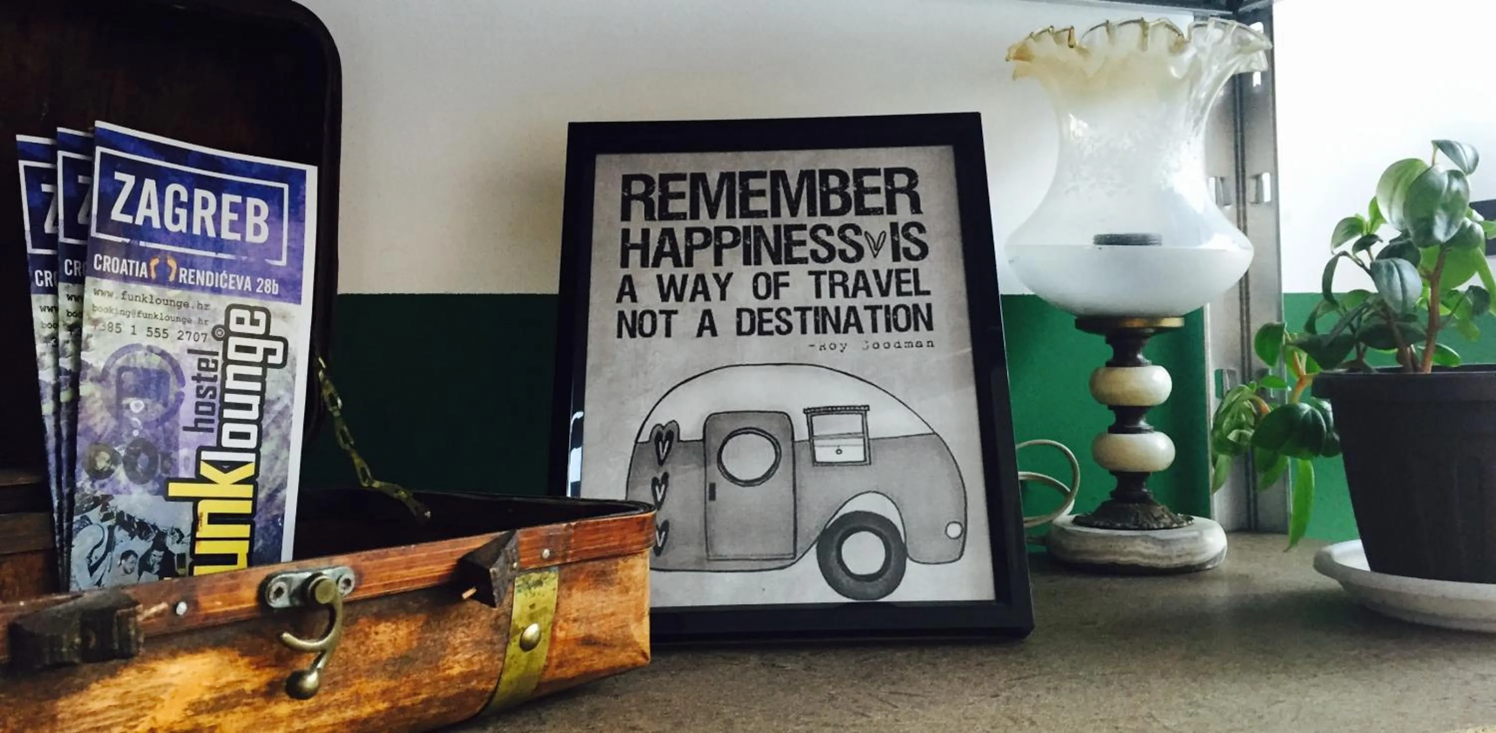 Decorative detail in Funk Lounge Hostel