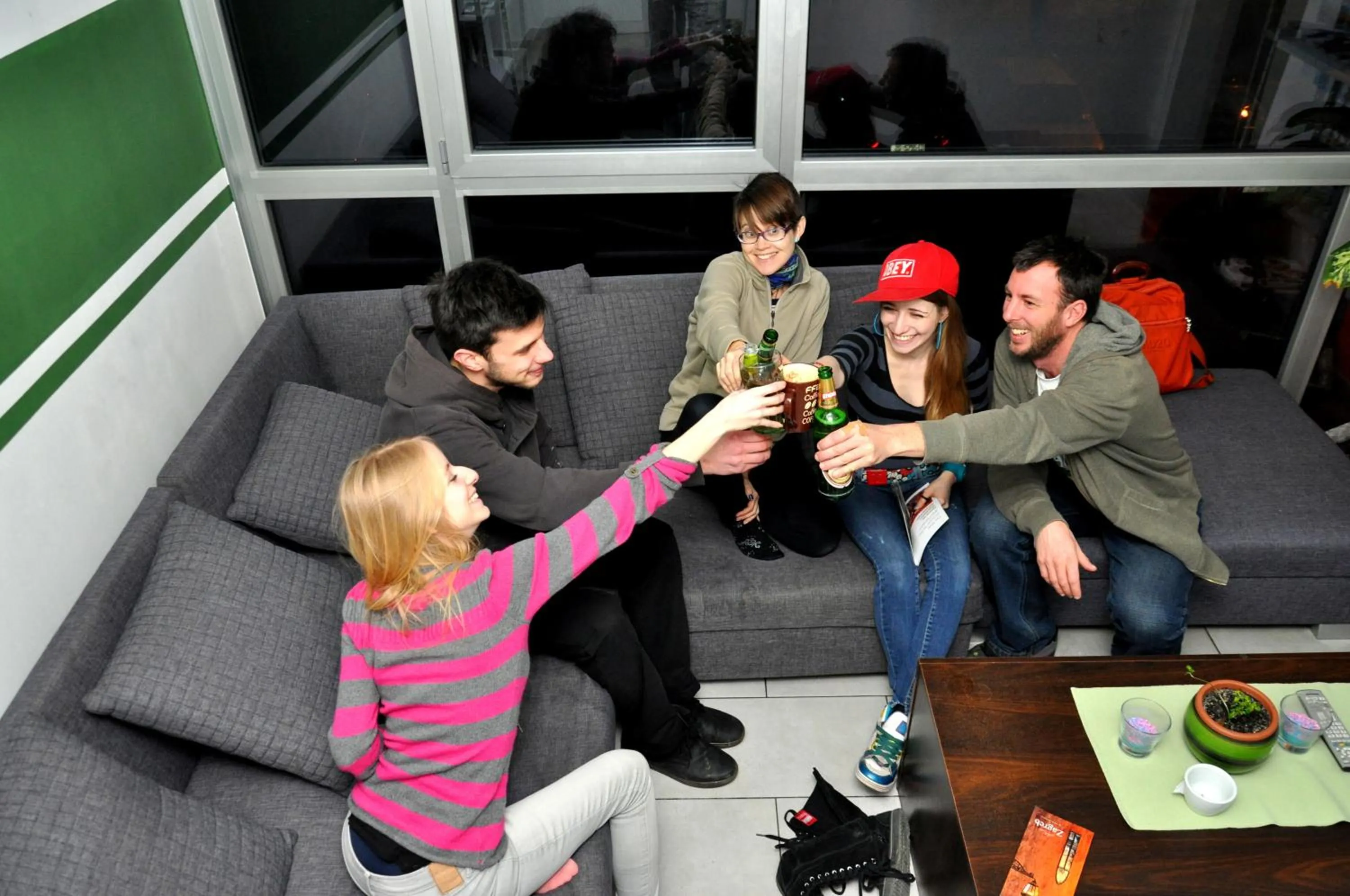 Staff in Funk Lounge Hostel