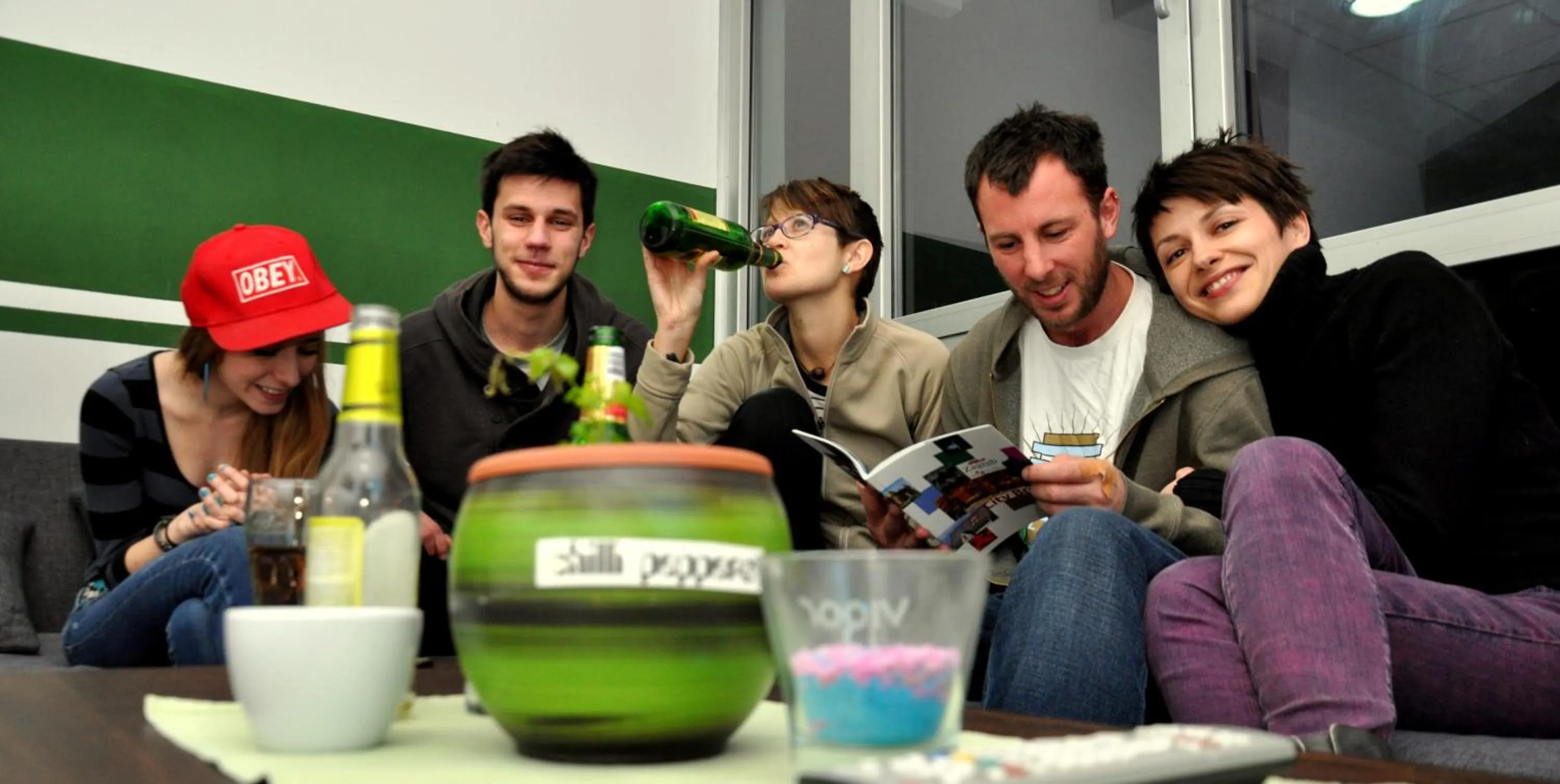 Staff in Funk Lounge Hostel