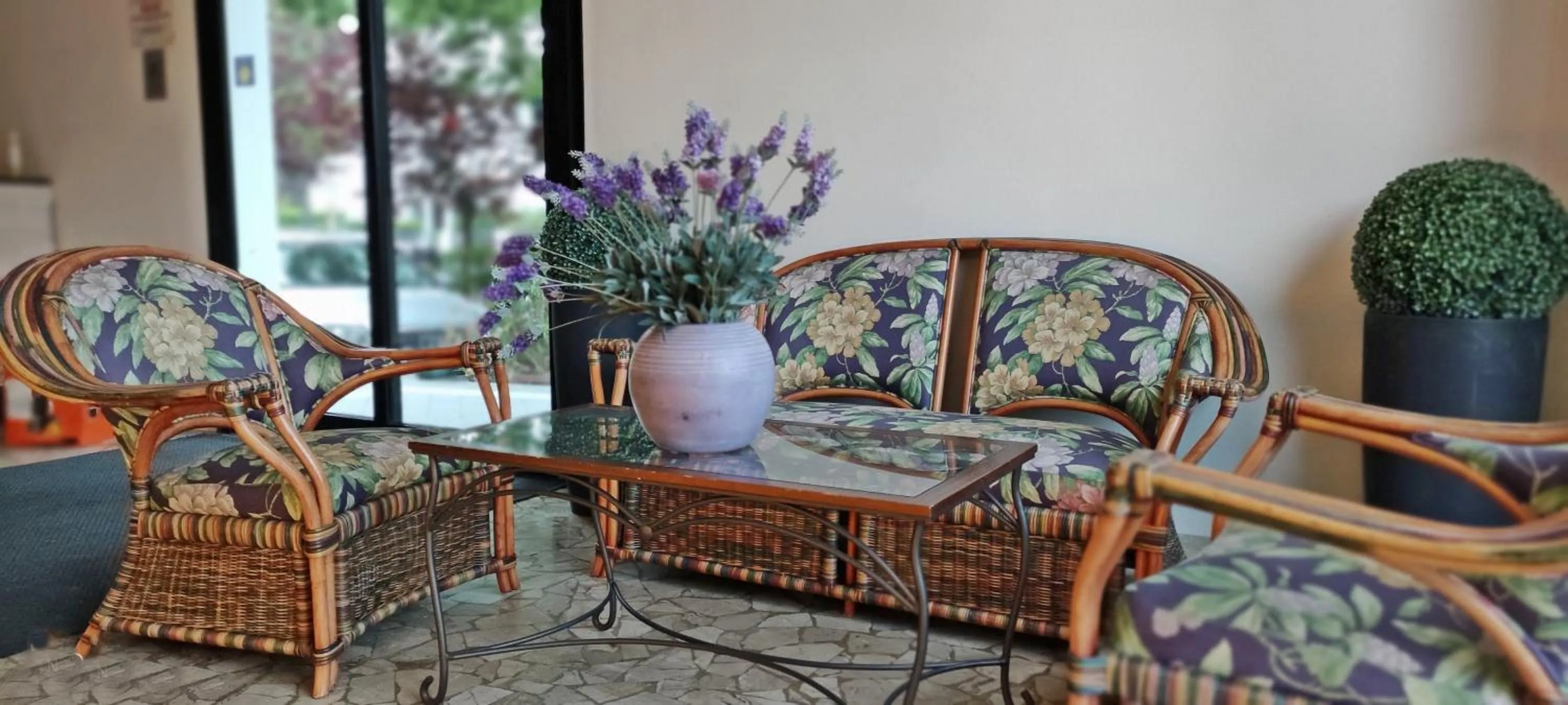 Lobby or reception in Hotel Villa Platani