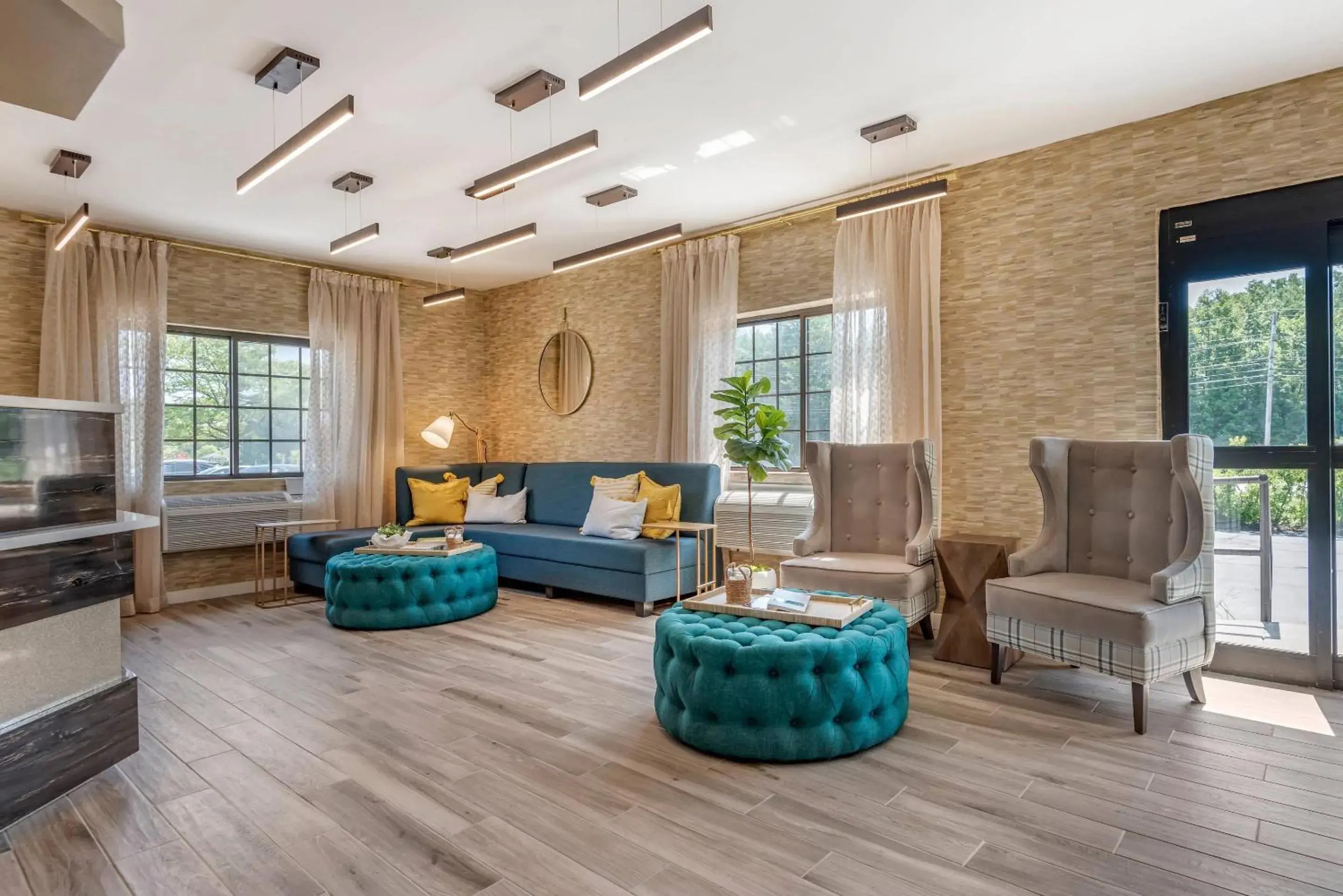 Lobby or reception in The Freeport Hotel, an Ascend Collection Hotel Lobby or reception in The Freeport Hotel, an Ascend Collection Hotel