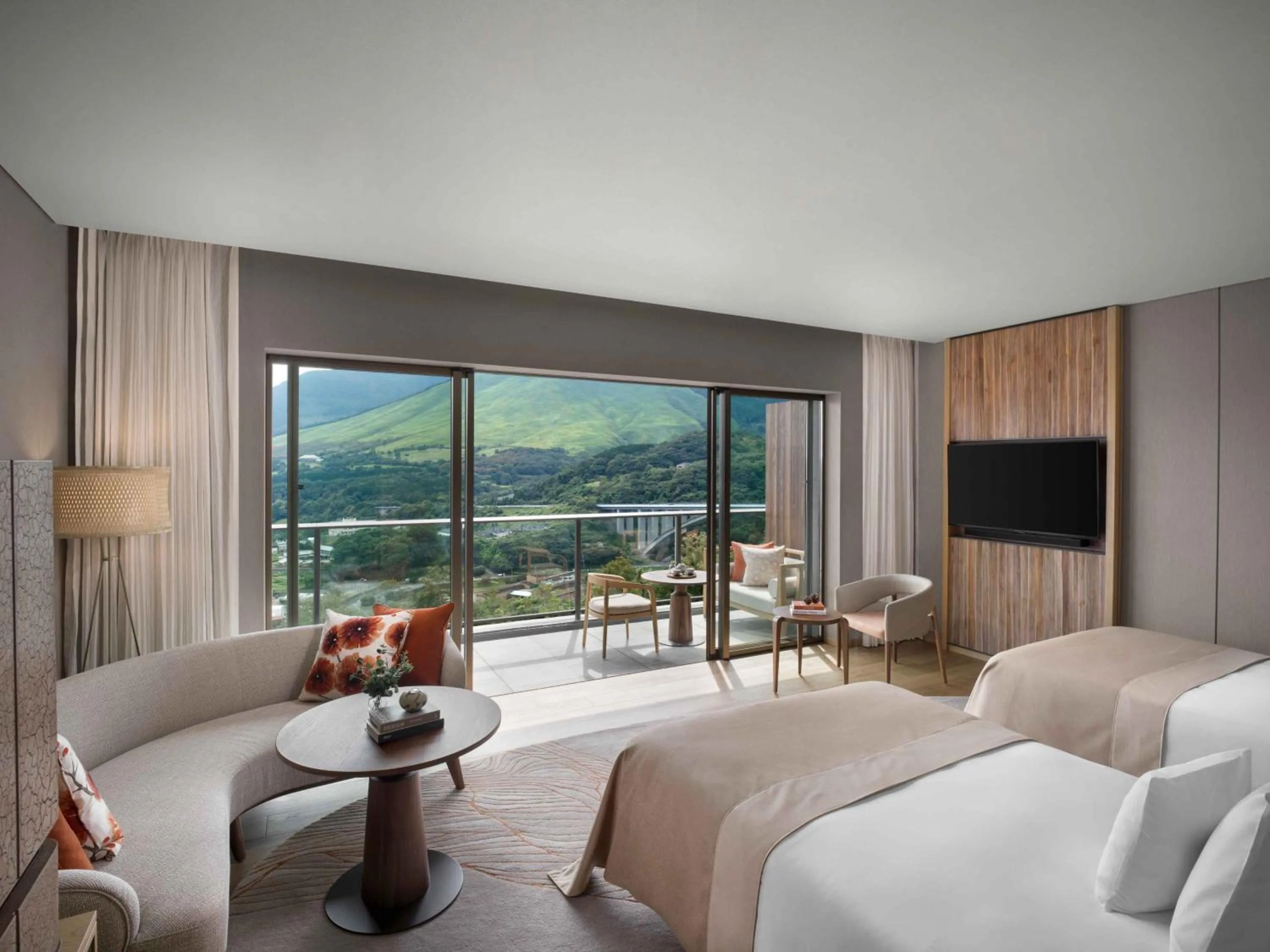 Photo of the whole room, Bed in ANA InterContinental Beppu Resort & Spa by IHG