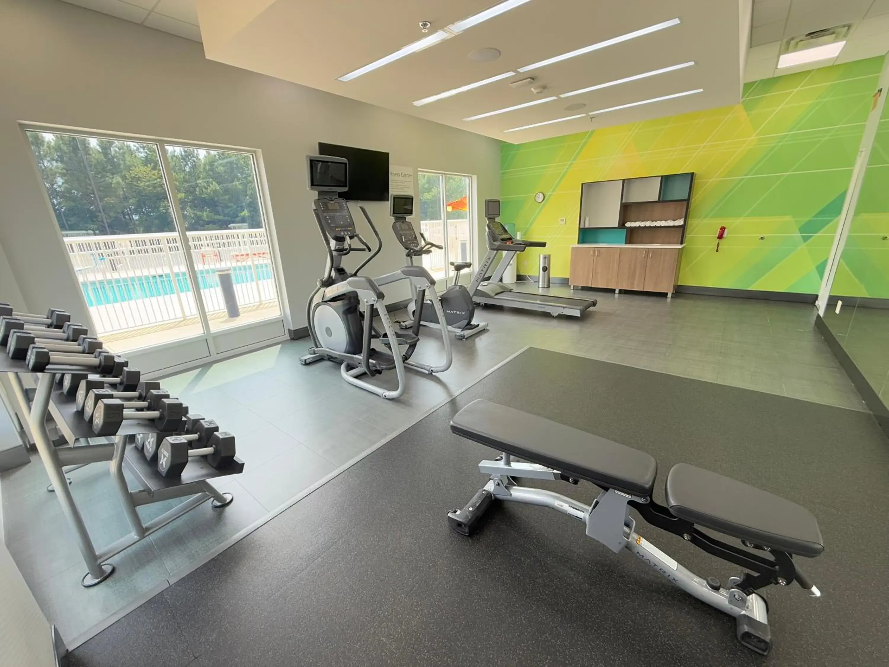 Fitness centre/facilities in Holiday Inn & Suites - Fayetteville W-Fort Bragg Area by IHG Fitness centre/facilities in Holiday Inn & Suites - Fayetteville W-Fort Bragg Area by IHG