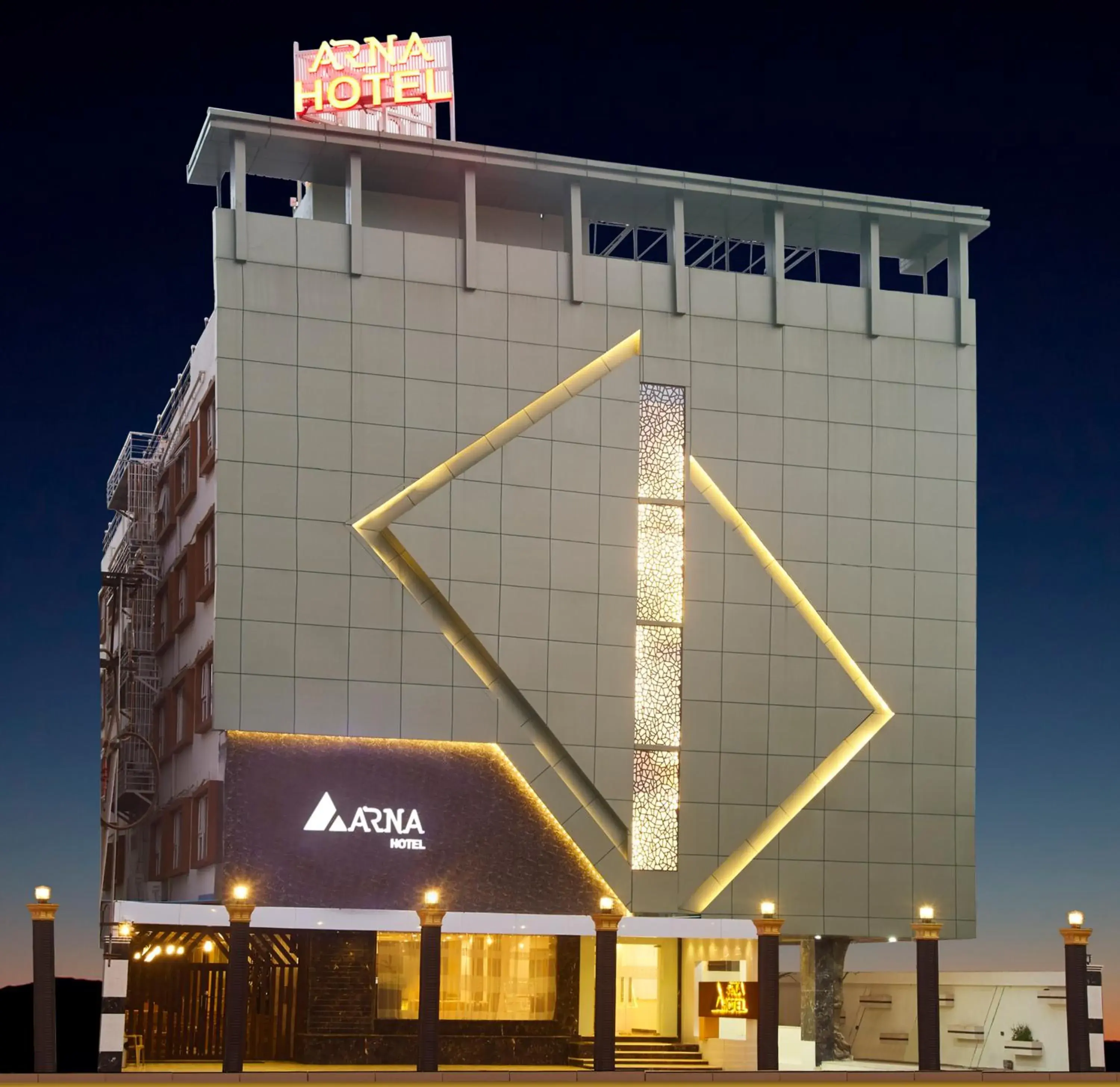 Property building in Arna Hotel Property building in Arna Hotel