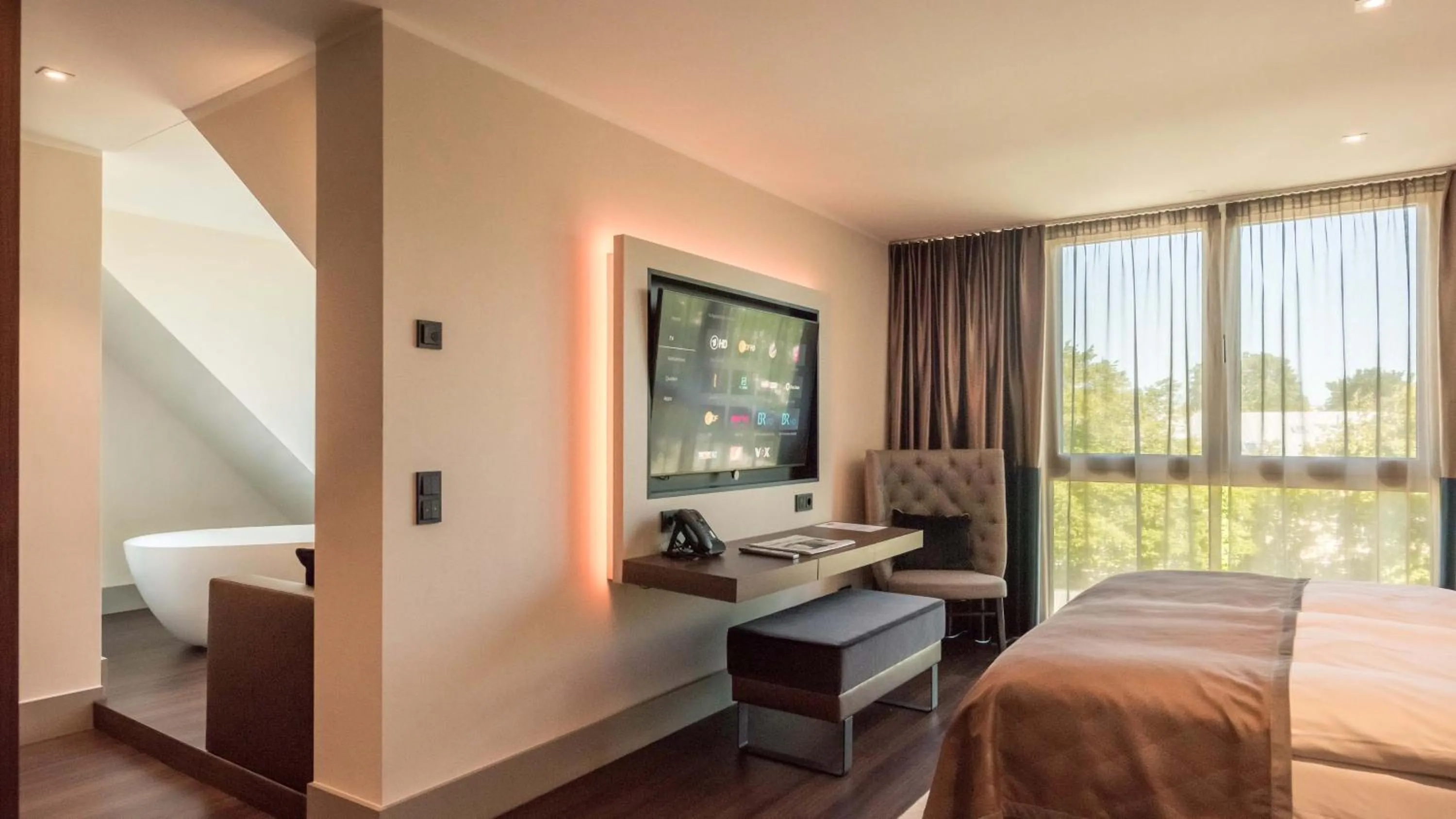 Bed in Innspire Hotel