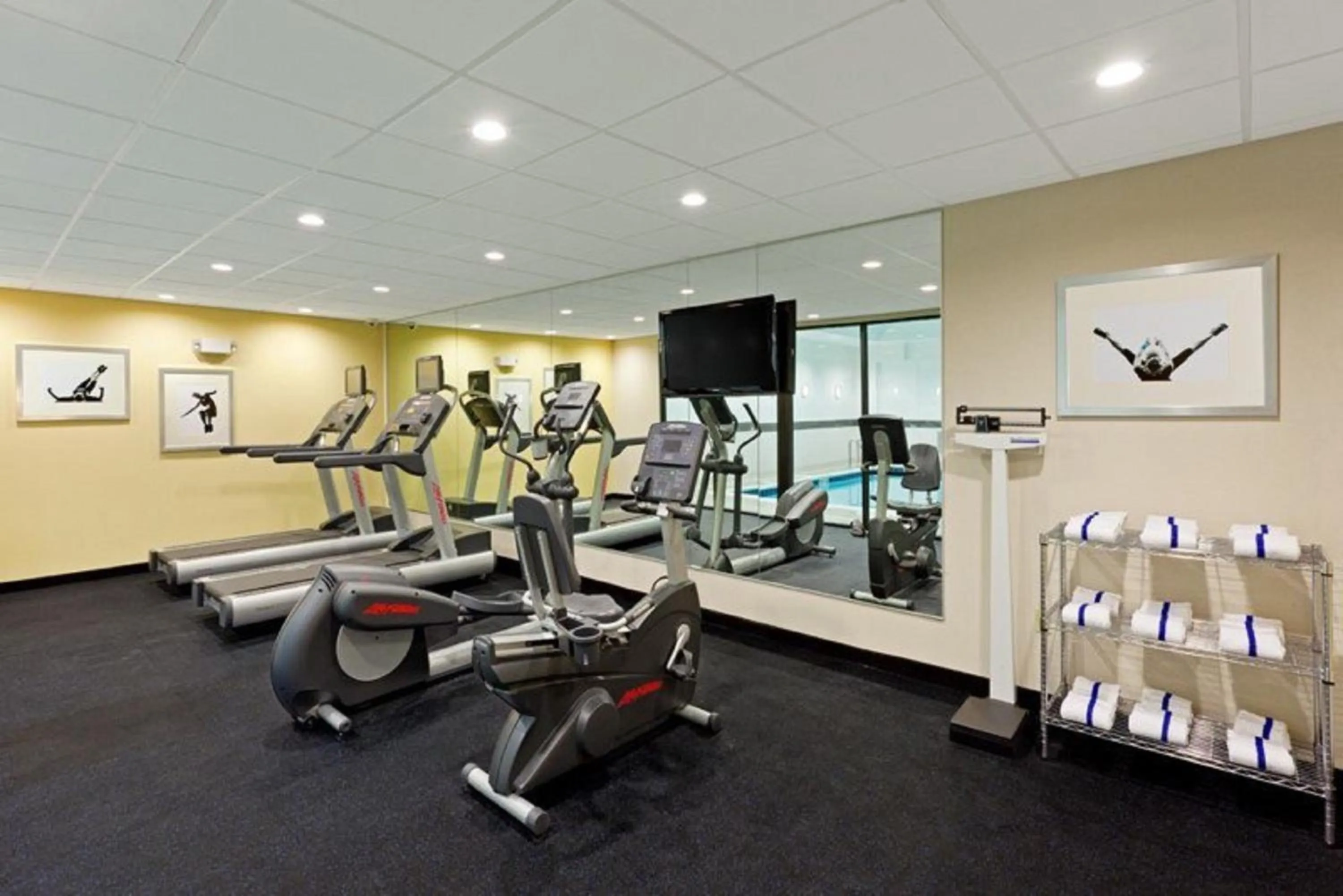 Fitness centre/facilities in Holiday Inn Express and Suites Batavia by IHG