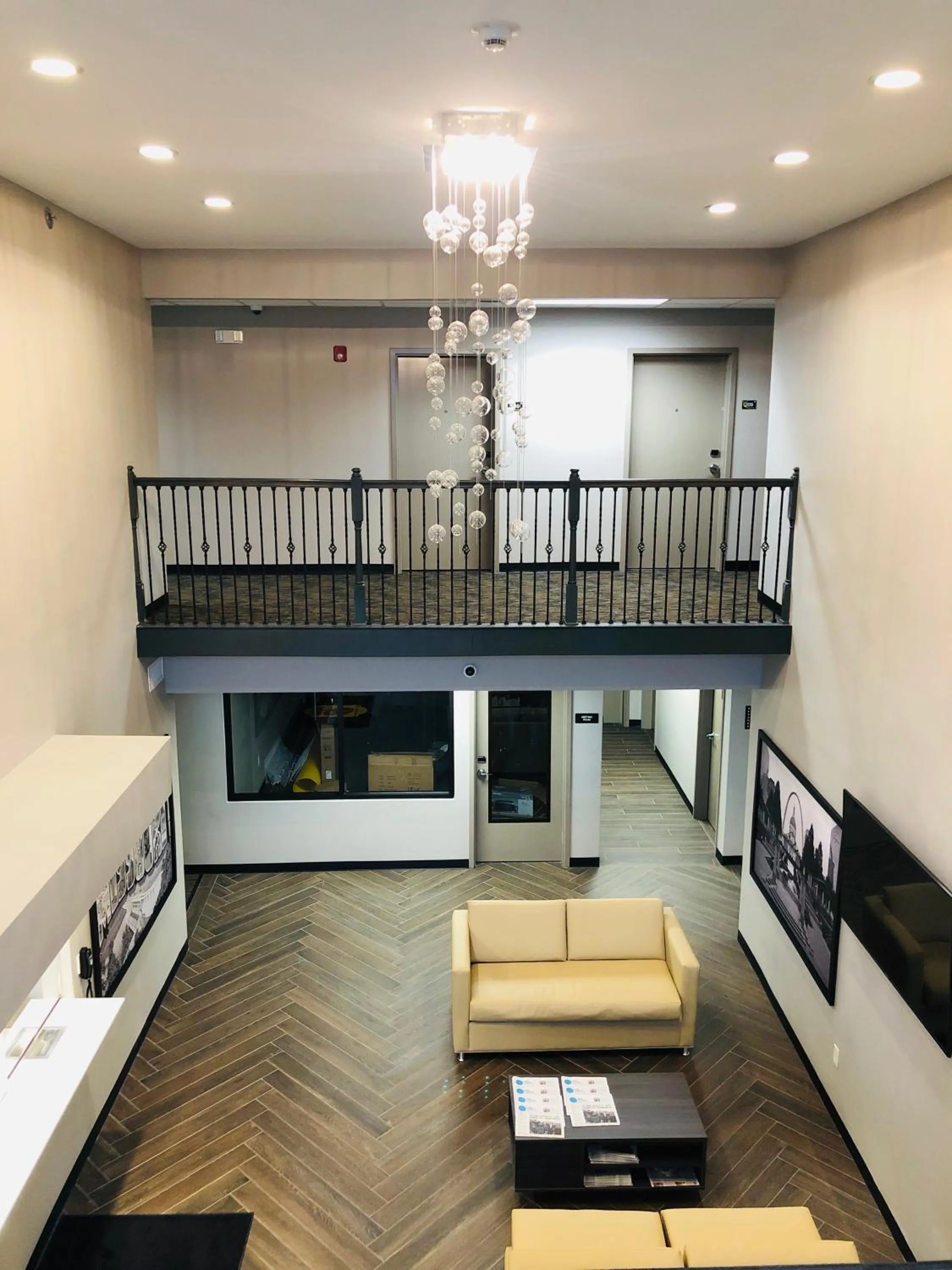 Lobby or reception in Super 8 by Wyndham St. Louis North