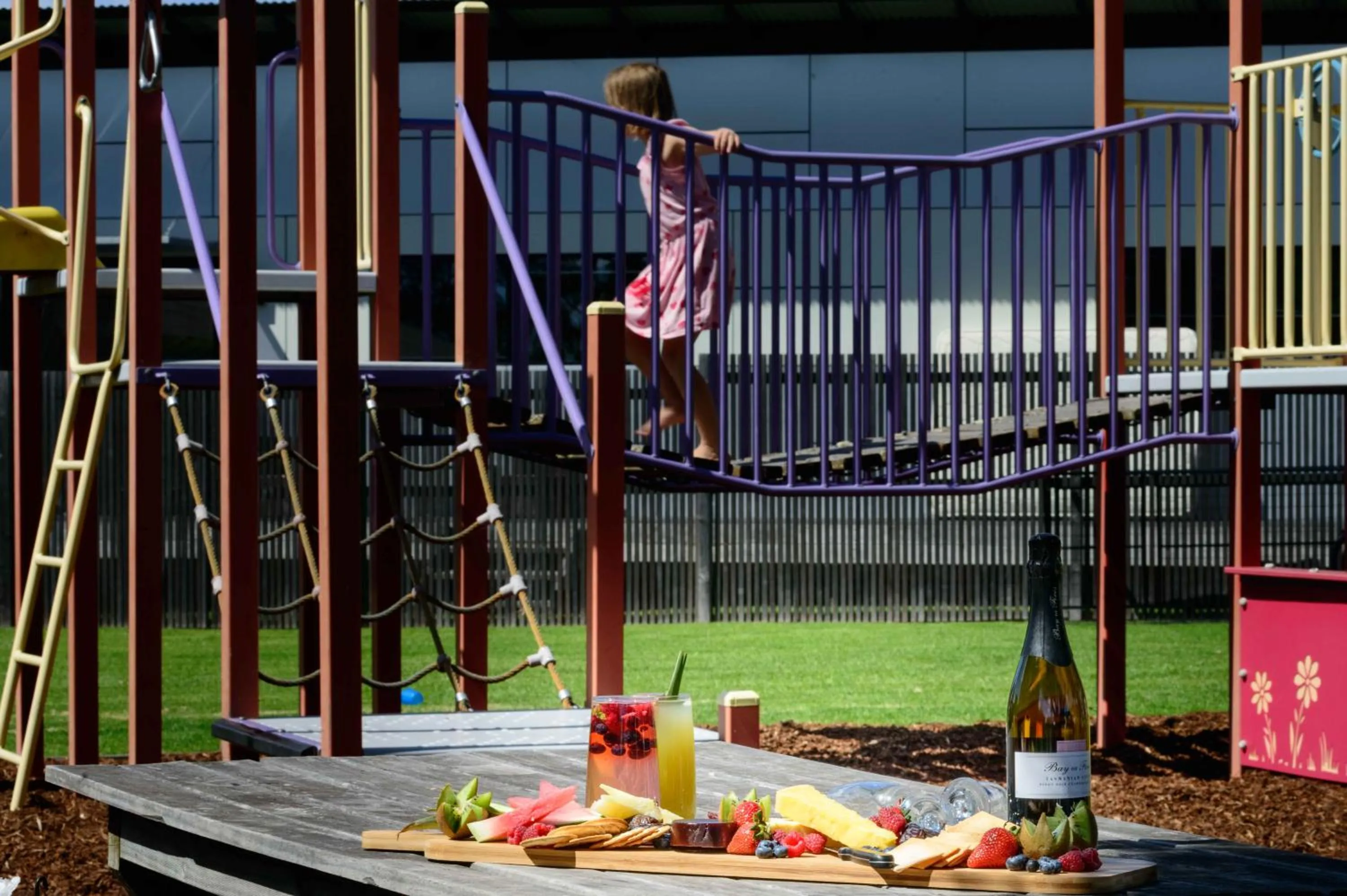 Children play ground in Georges Bay Apartments