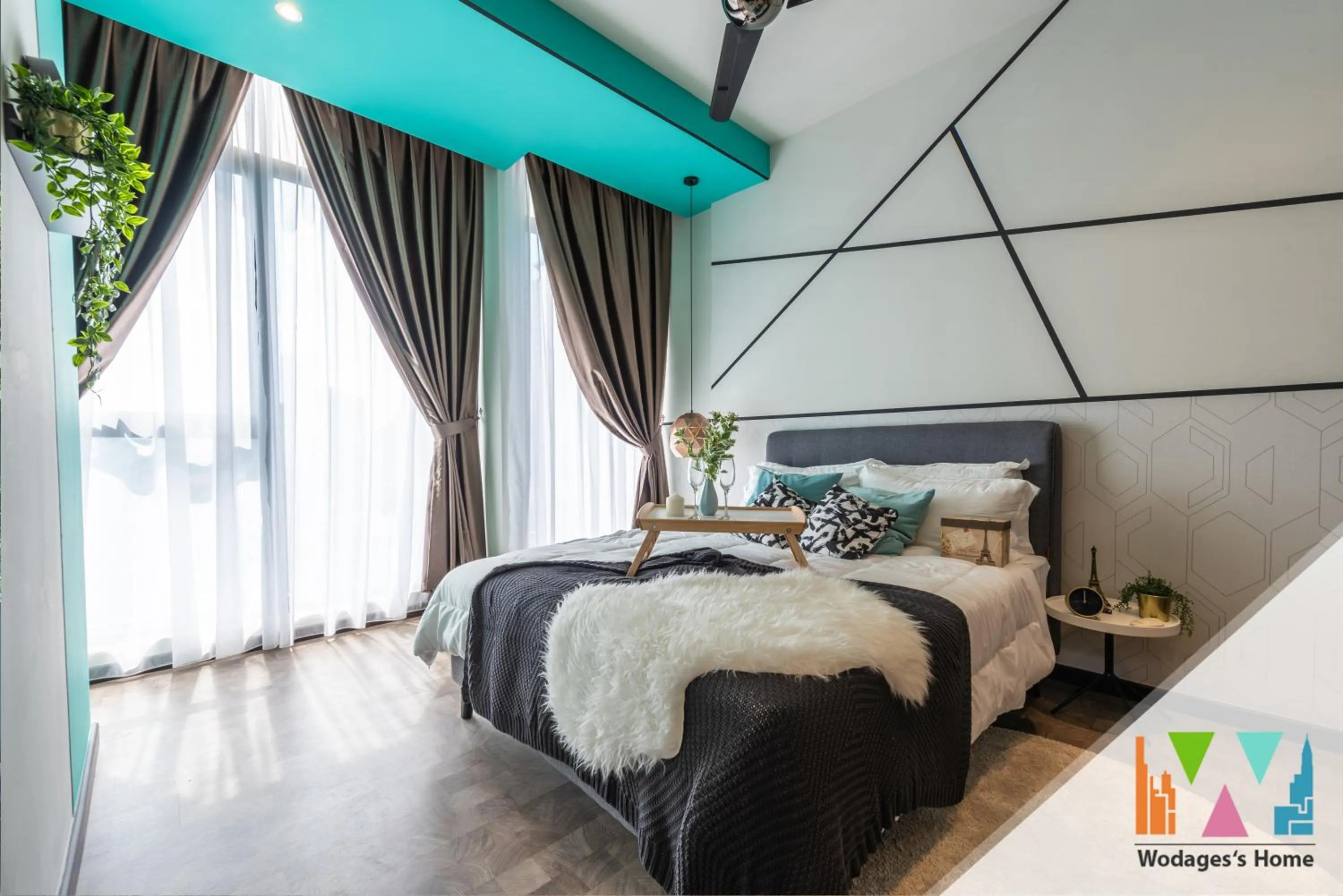 Bed in Expressionz Suites, KLCC by Ozfun