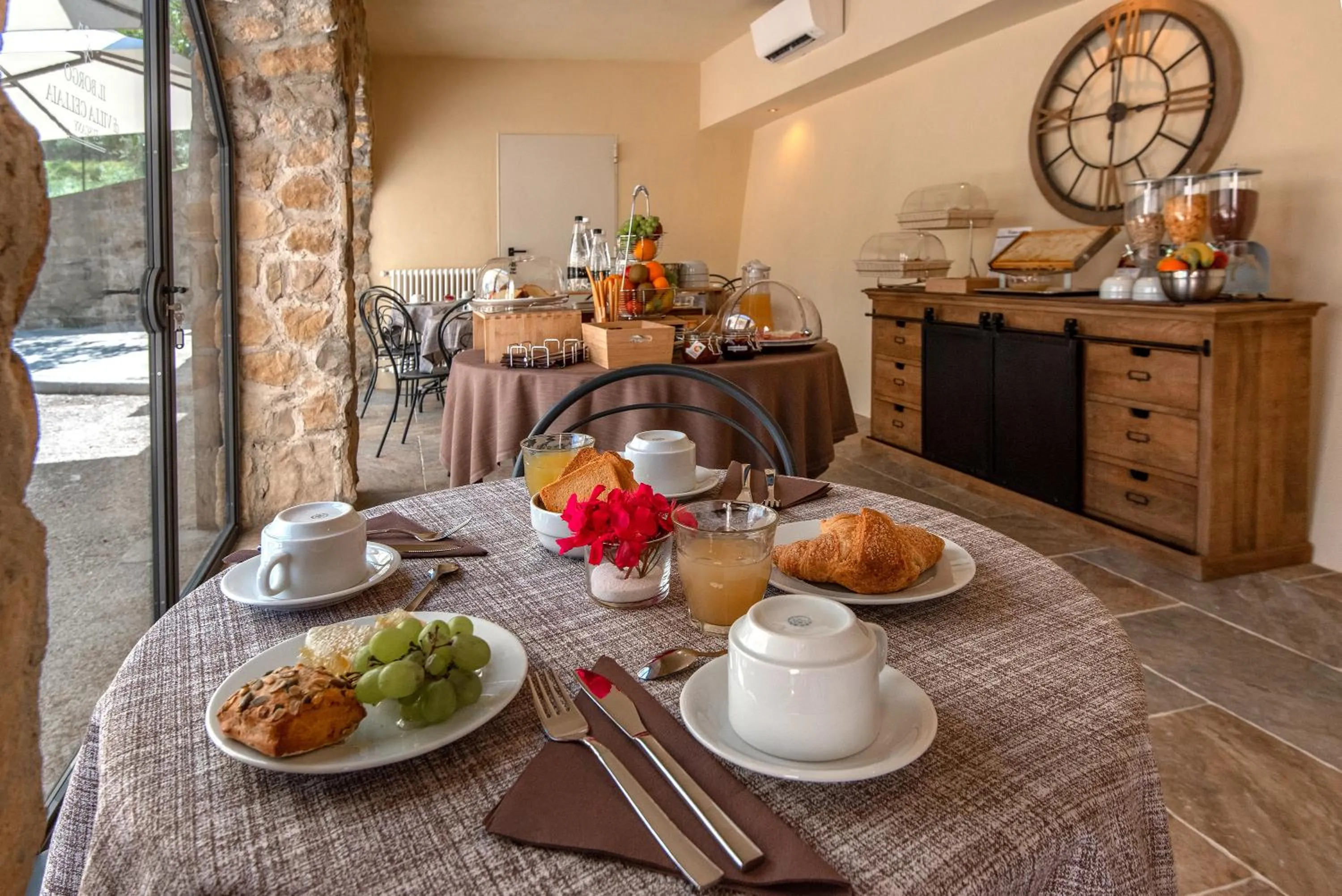 Breakfast in Borgo di Villa Cellaia Resort & SPA