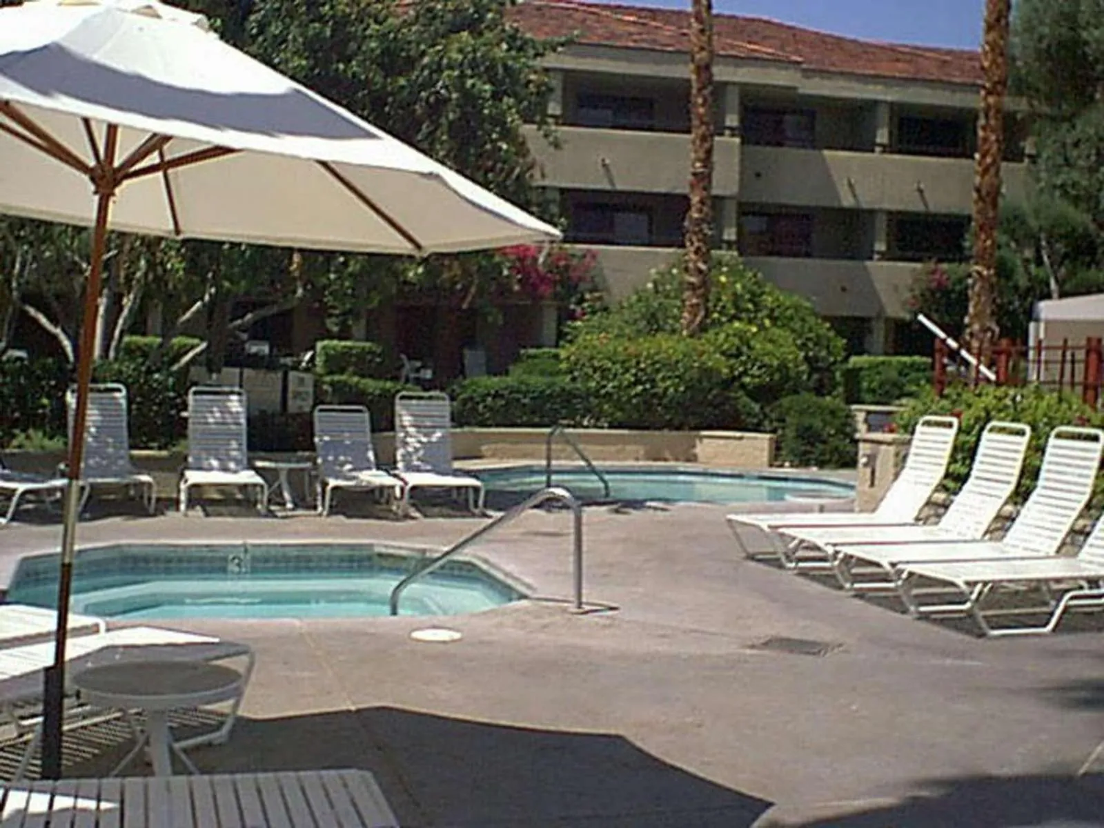 Pool view in Hilton Palm Springs