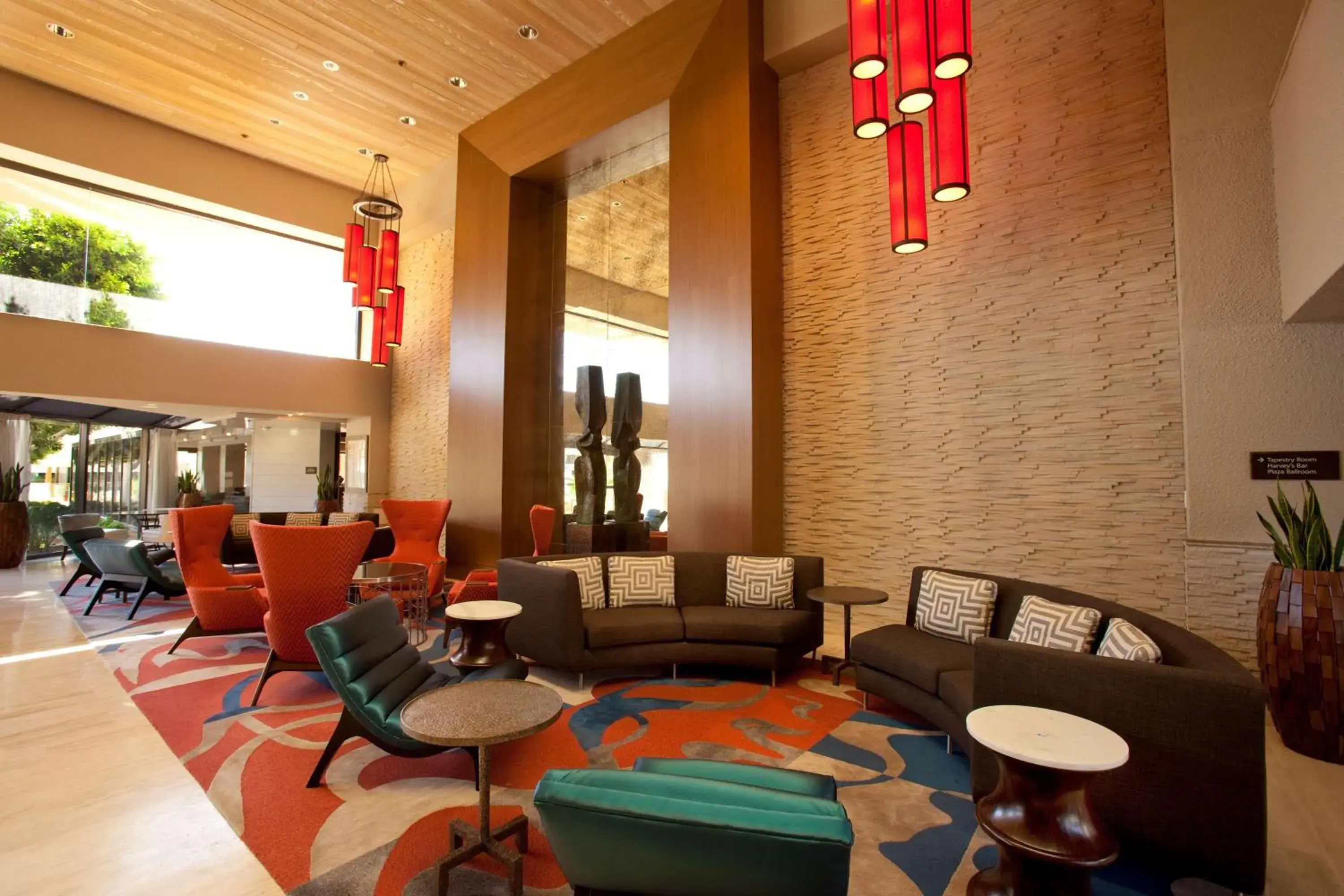 Lobby or reception in Hilton Palm Springs Lobby or reception in Hilton Palm Springs