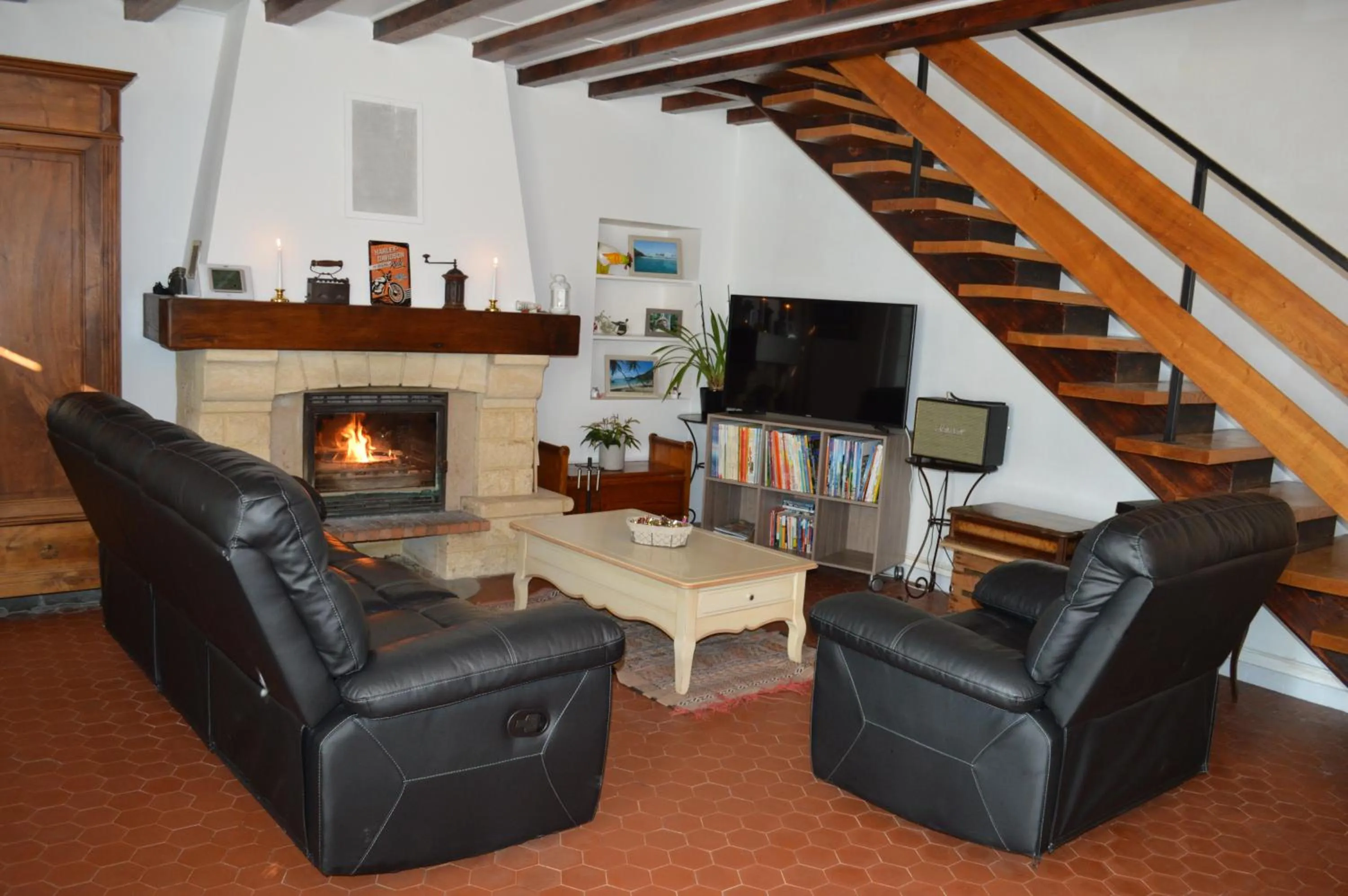 Living room in le domaine du chaffard