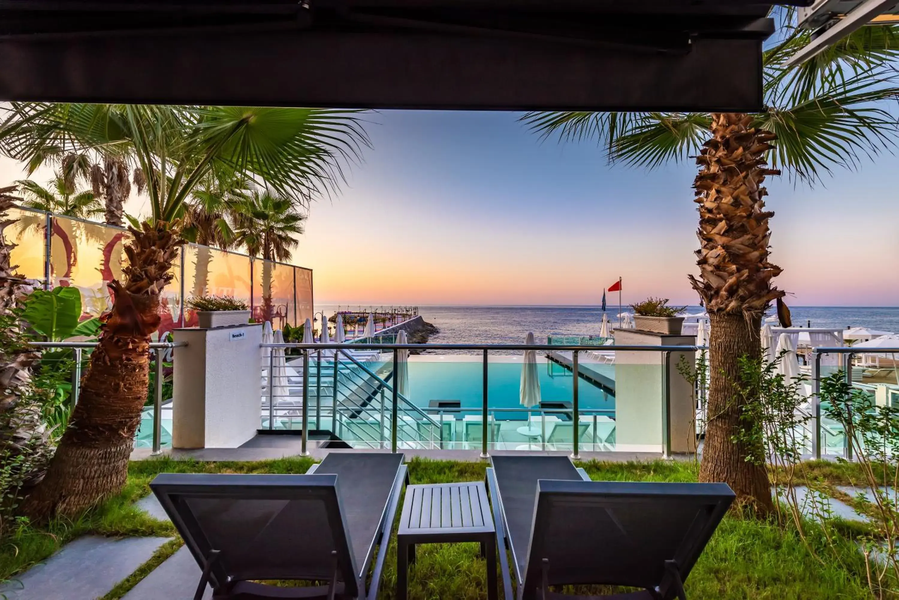 Pool view in White City Resort Hotel - Ultra All Inclusive Pool view in White City Resort Hotel - Ultra All Inclusive