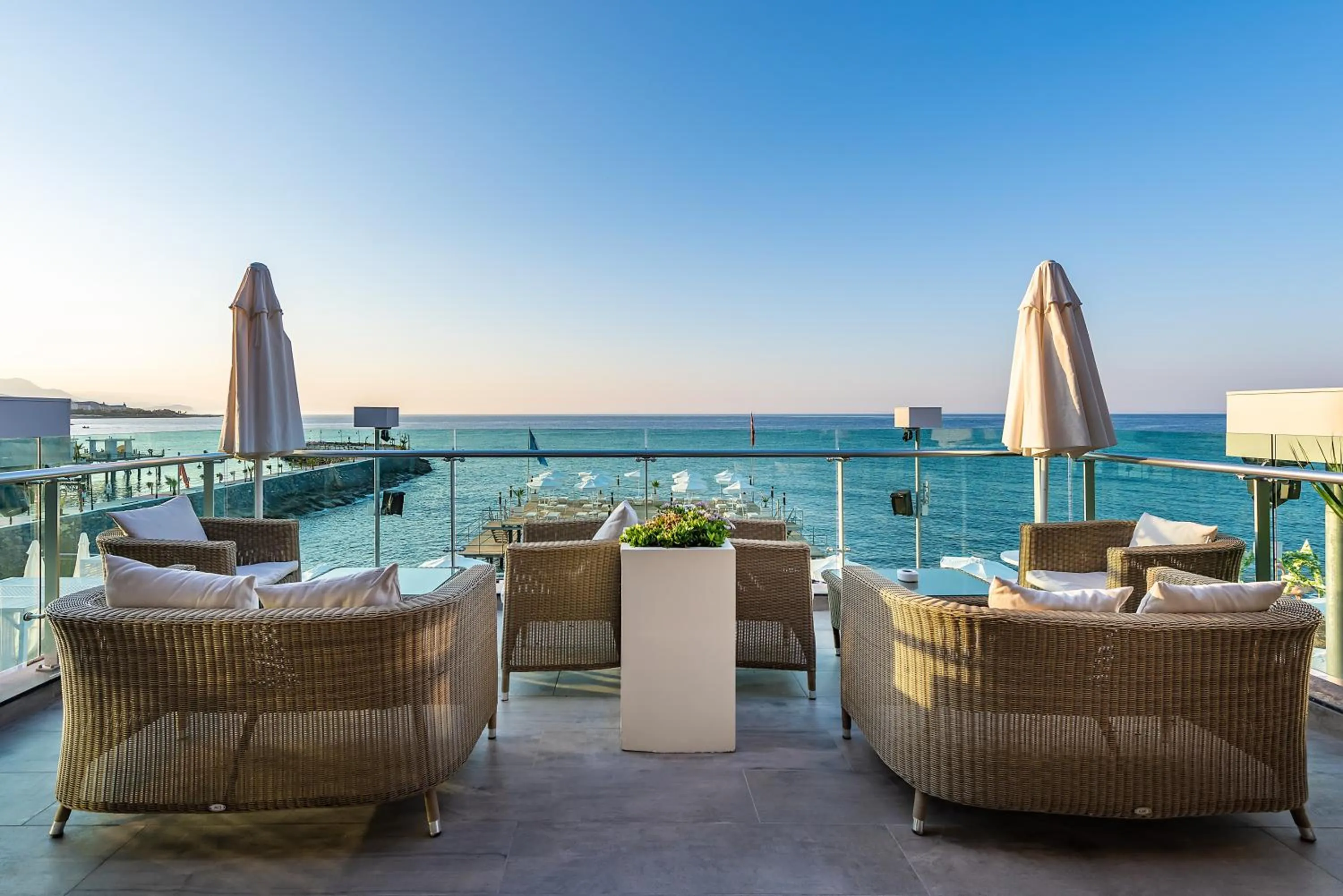 Patio in White City Resort Hotel - Ultra All Inclusive